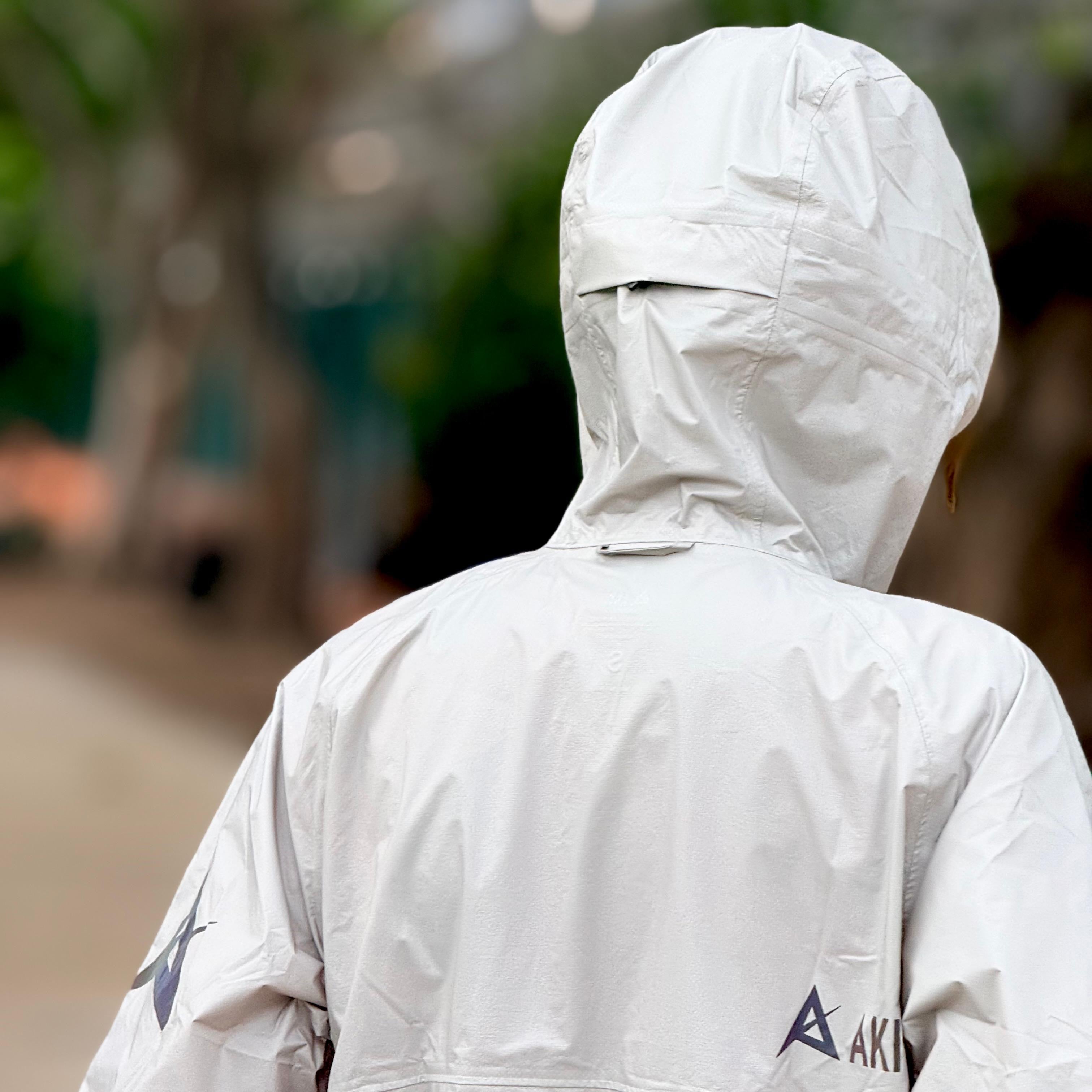 AKIV 雲跡 20K 機能收納式風褸男女款 | 霧灰