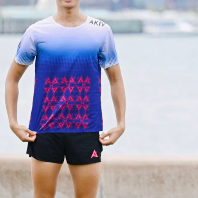 AKIV Ultralight Training T-Shirt Kids | Blue AKIV 超輕訓練T恤童裝 | 藍色
