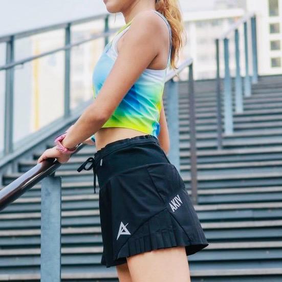 AKIV 2 in 1 Motion Pleat Skort | Black
AKIV 2 in 1 百褶裙褲 | 黑色