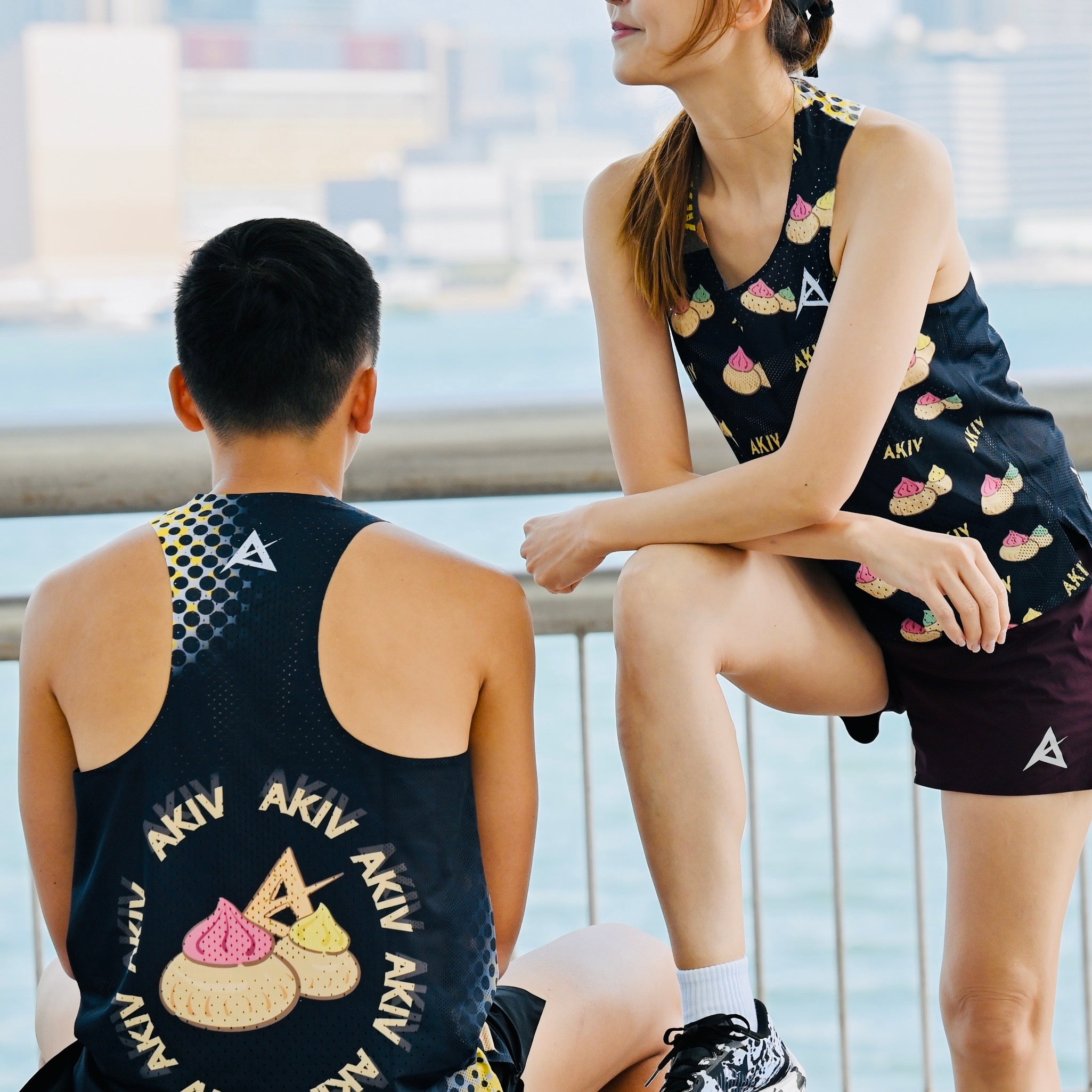 AKIV Elite Singlet Unisex | Iced Gem Biscuits