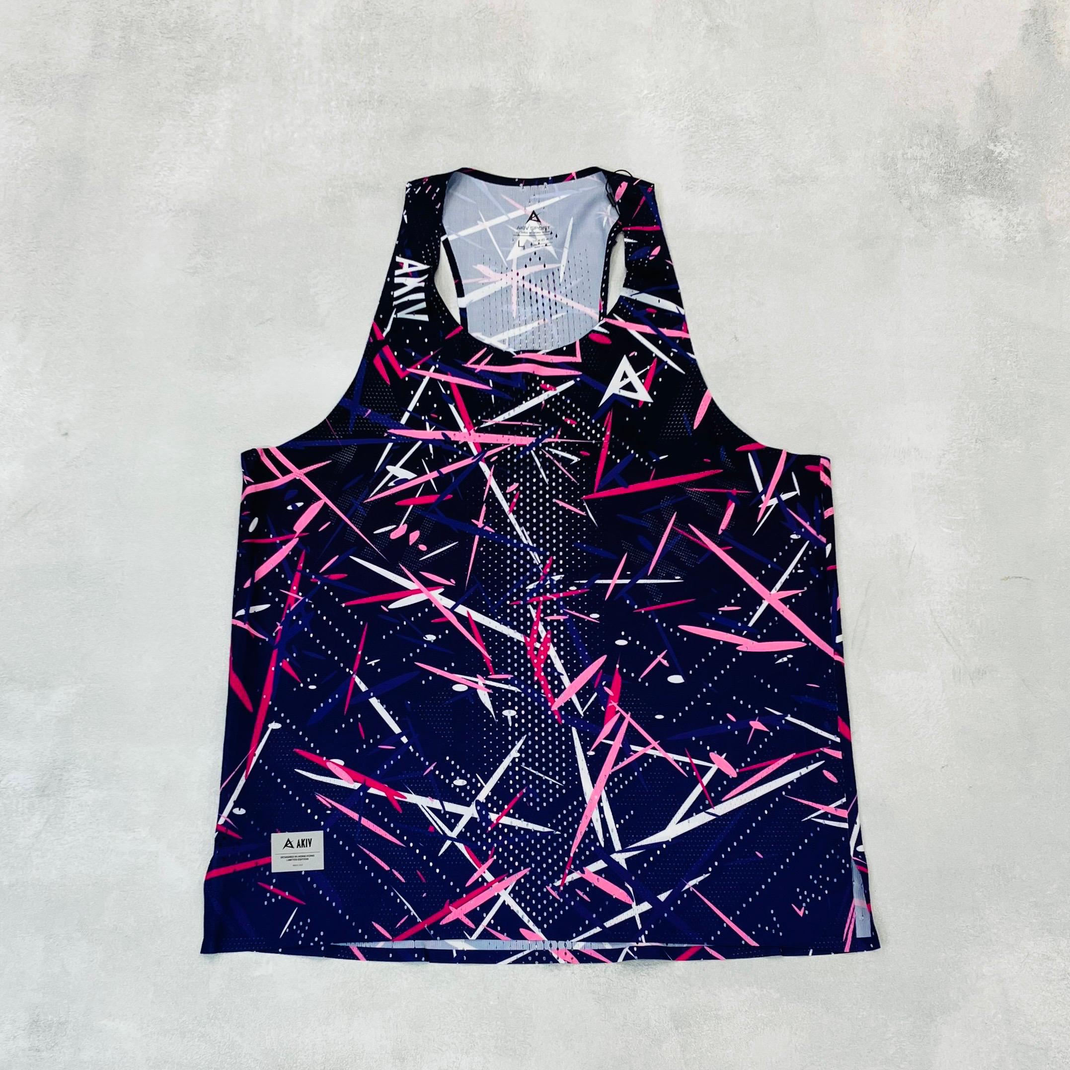 AKIV AeroPro Singlet Unisex | Mirage Sakura Flow
AKIV 空力競速背心男女款 | 幻櫻流影