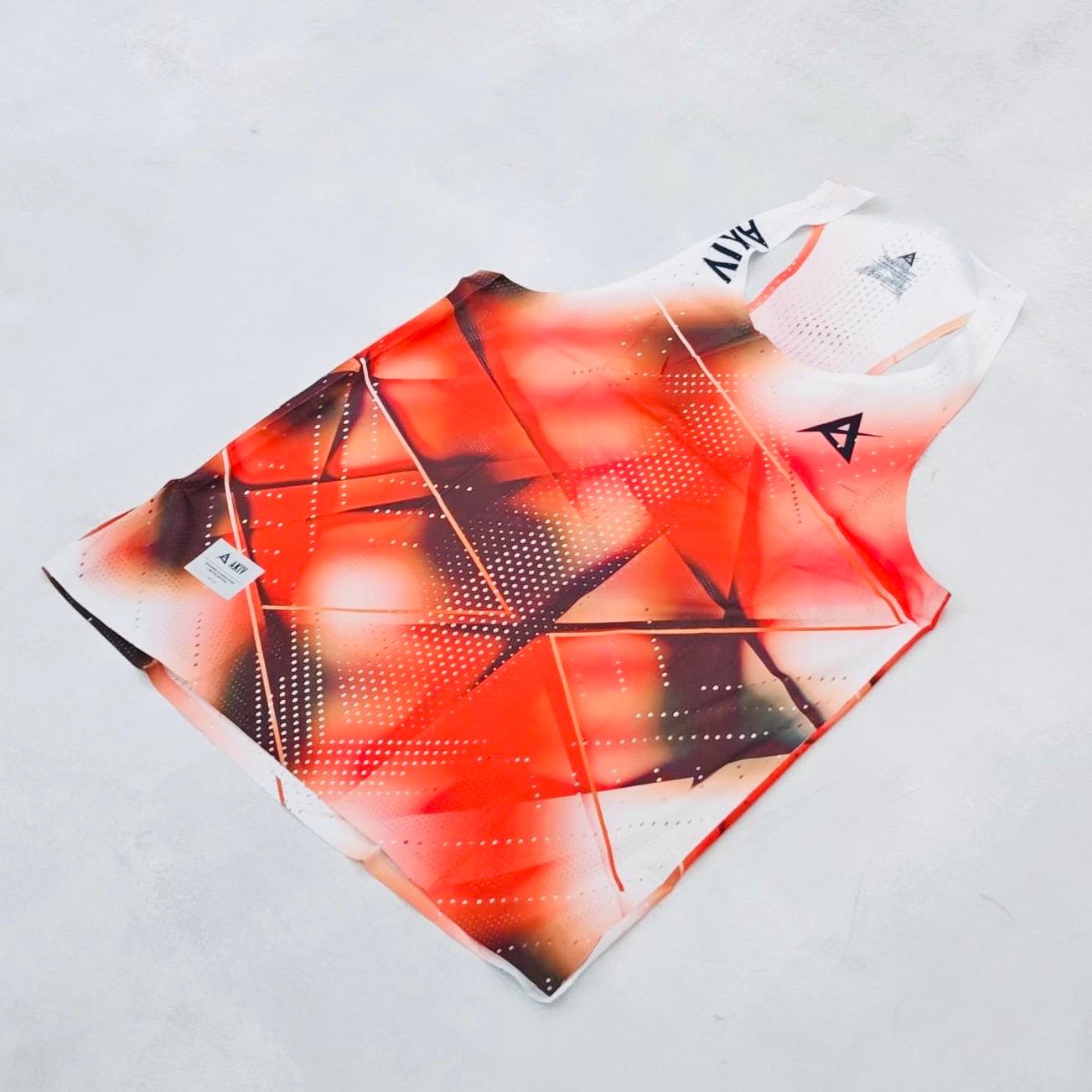 AKIV AeroPro Singlet Unisex | Urban Flame Racer
AKIV 空力競速背心男女款 | 都會烈焰競速