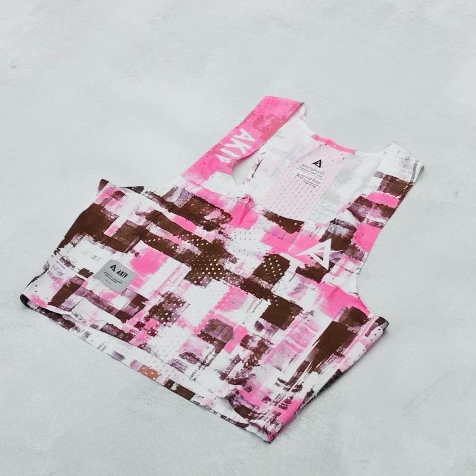 AKIV AeroPro Top Women | Sakura Plaid Dream
AKIV 空力競速短版背心女裝 | 櫻粉夢格