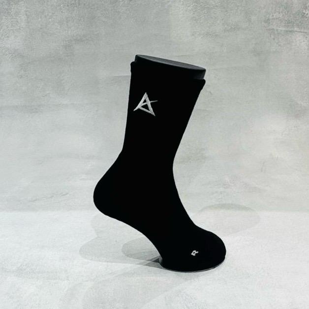 AKIV High-Cut Coolmax Running Black Socks Unisex | Free Size | White A Edition
AKIV 高筒Coolmax黑色跑步襪男女款 | 均碼 | 白色A版