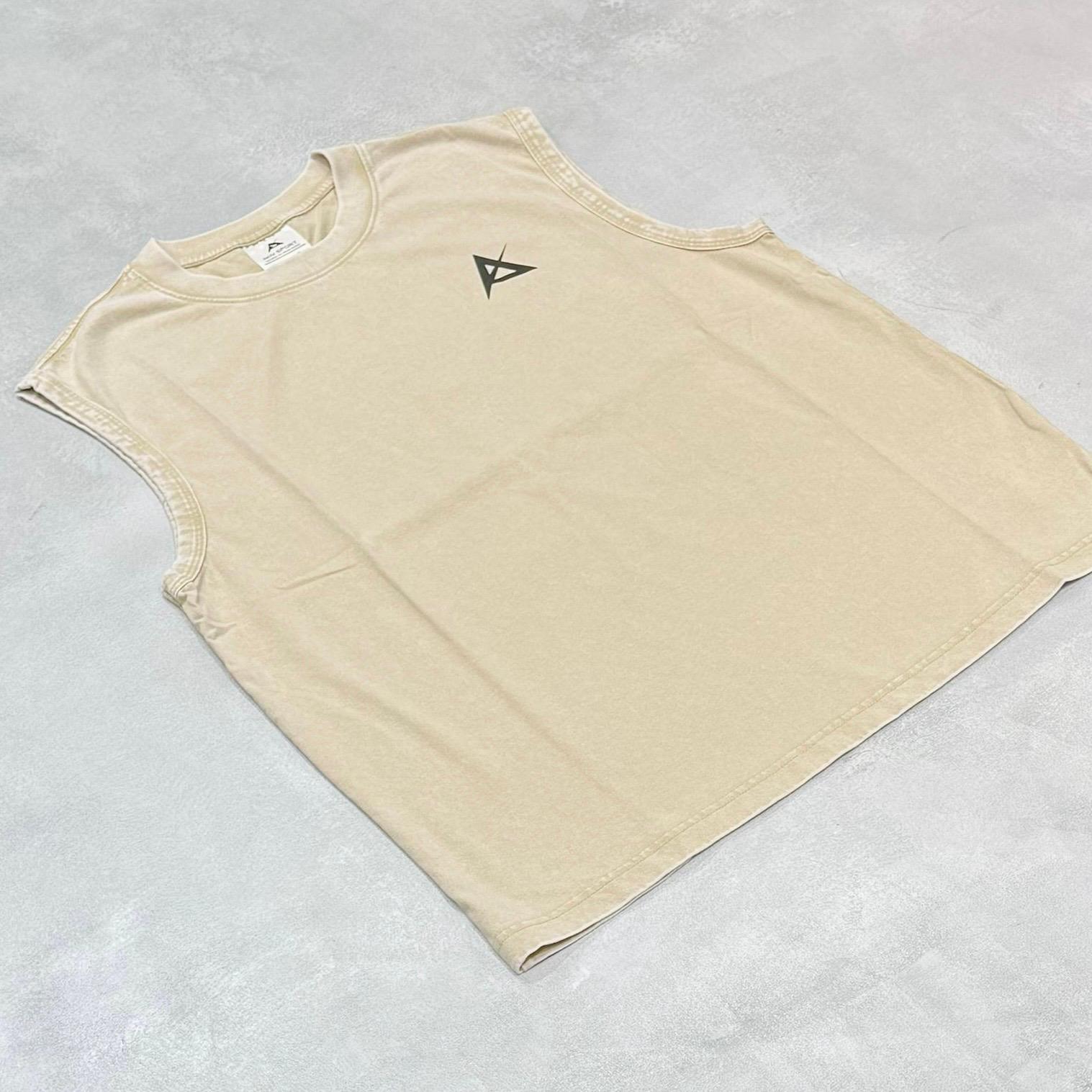 AKIV Cotton Tank Top Unisex | Dusty Sand
棉質休閒款無袖背心男女款 | 沙調灰米色