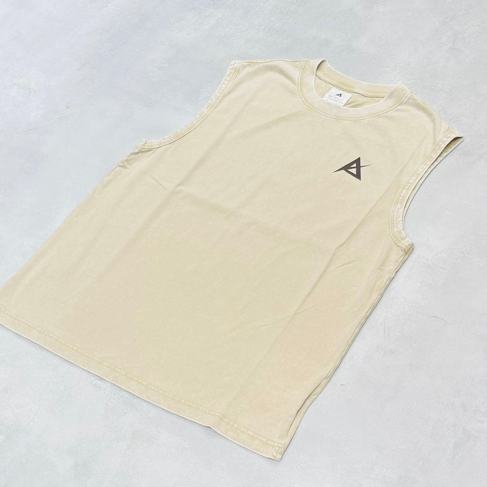 AKIV Cotton Tank Top Unisex | Dusty Sand
棉質休閒款無袖背心男女款 | 沙調灰米色