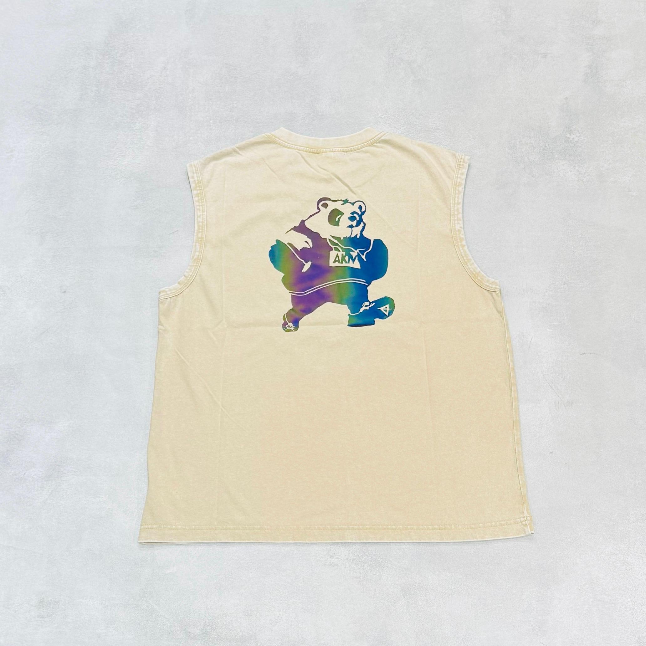 AKIV Cotton Tank Top Unisex | Dusty Sand
棉質休閒款無袖背心男女款 | 沙調灰米色