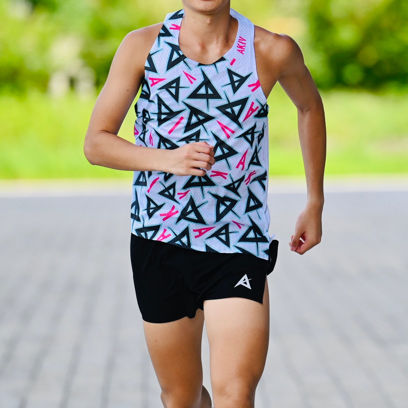 AKIV 精英比賽背心男女款 | 藍白色