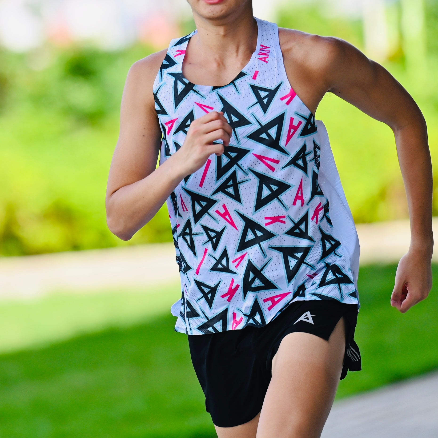 AKIV 精英比賽背心男女款 | 藍白色