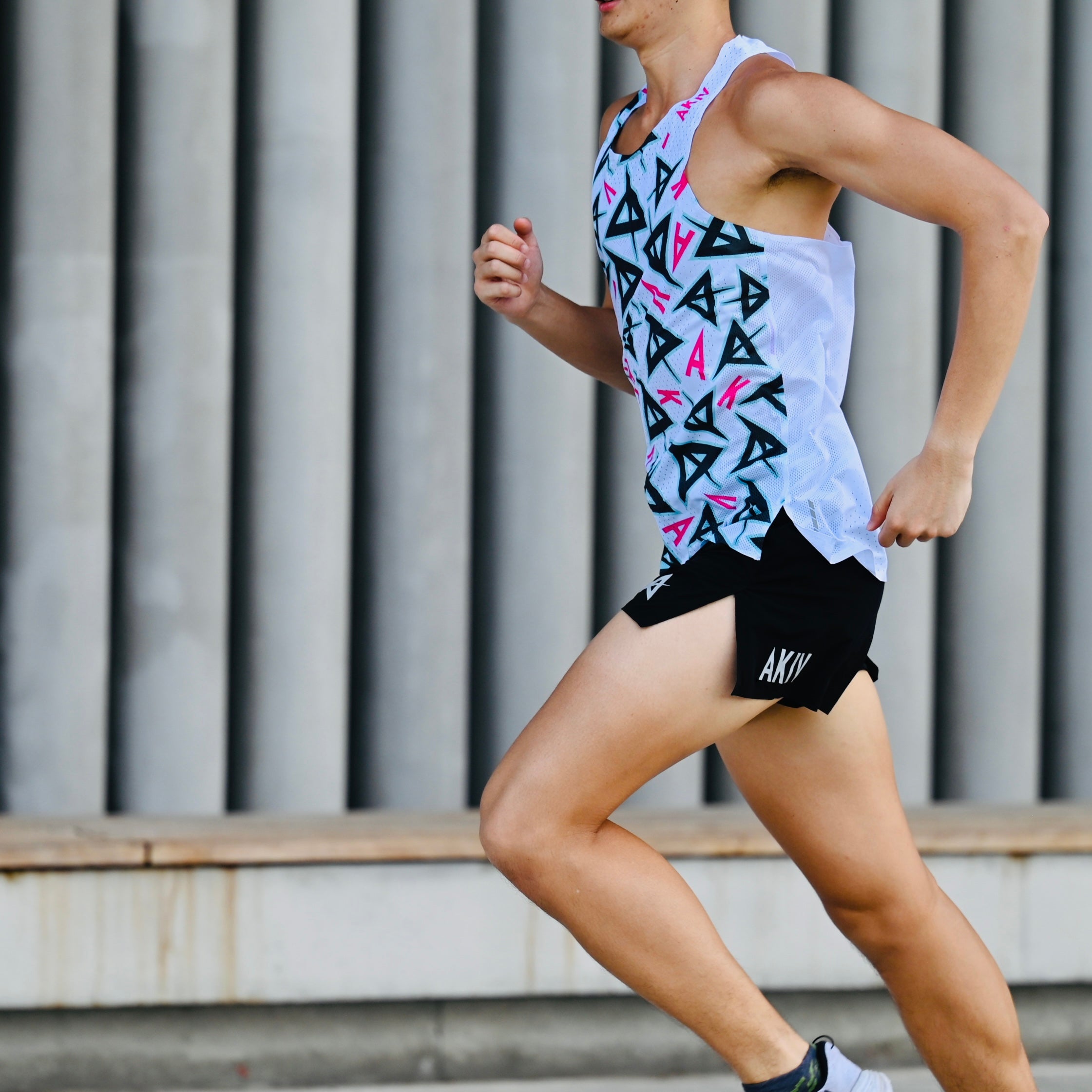AKIV 精英比賽背心男女款 | 藍白色