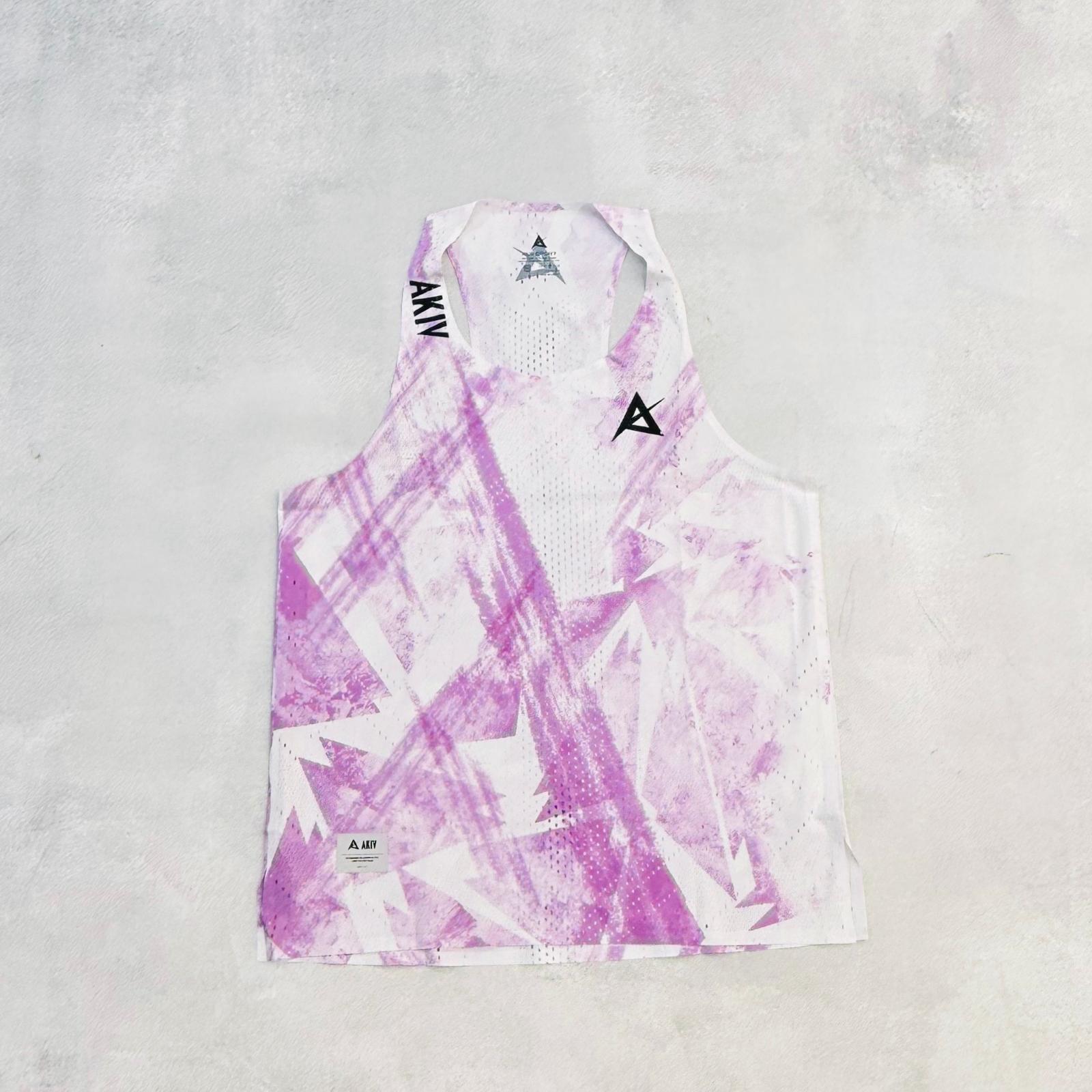AKIV AeroPro Singlet Unisex | Violet Motion
AKIV 空力競速背心男女款 | 紫光域流線