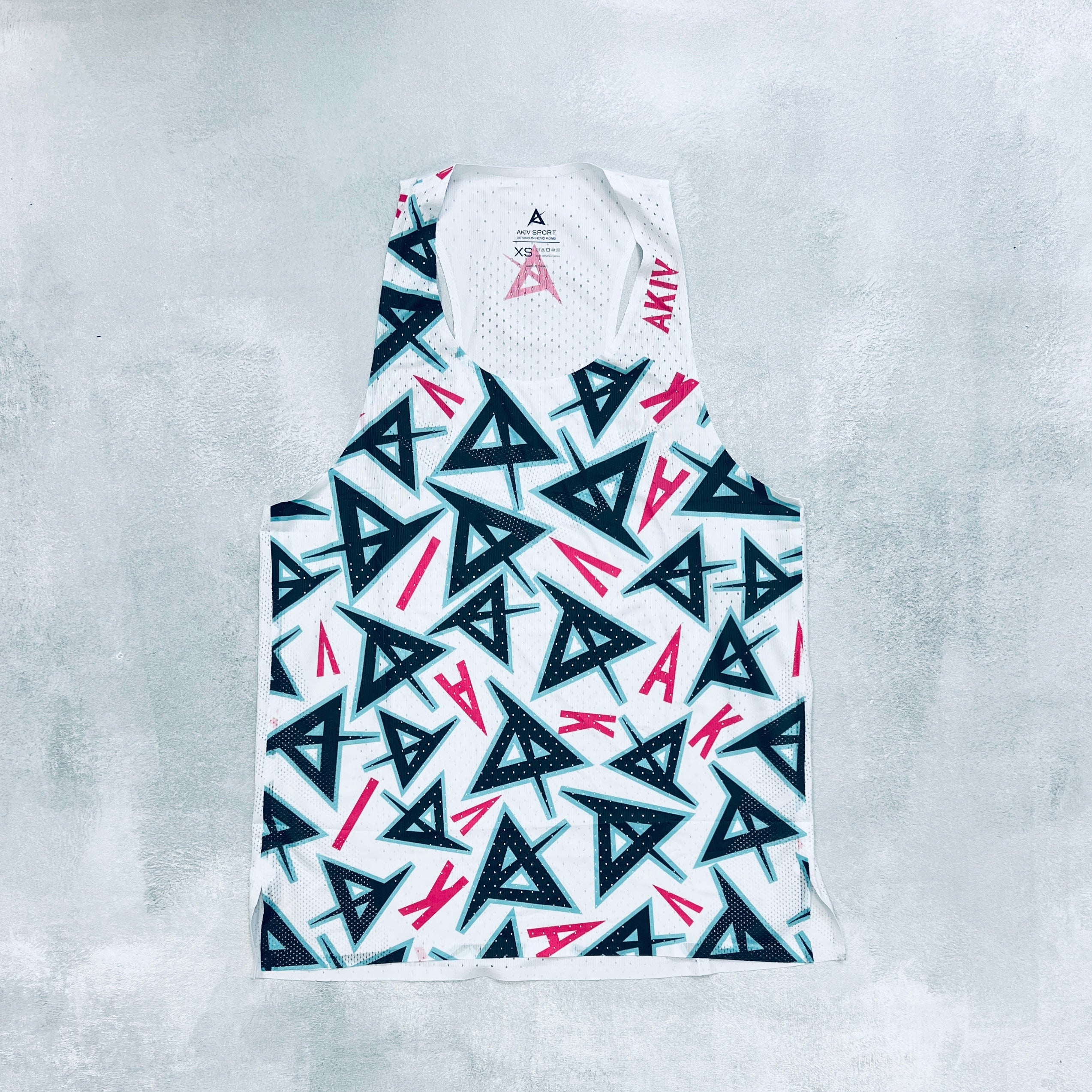 AKIV 精英比賽背心男女款 | 藍白色