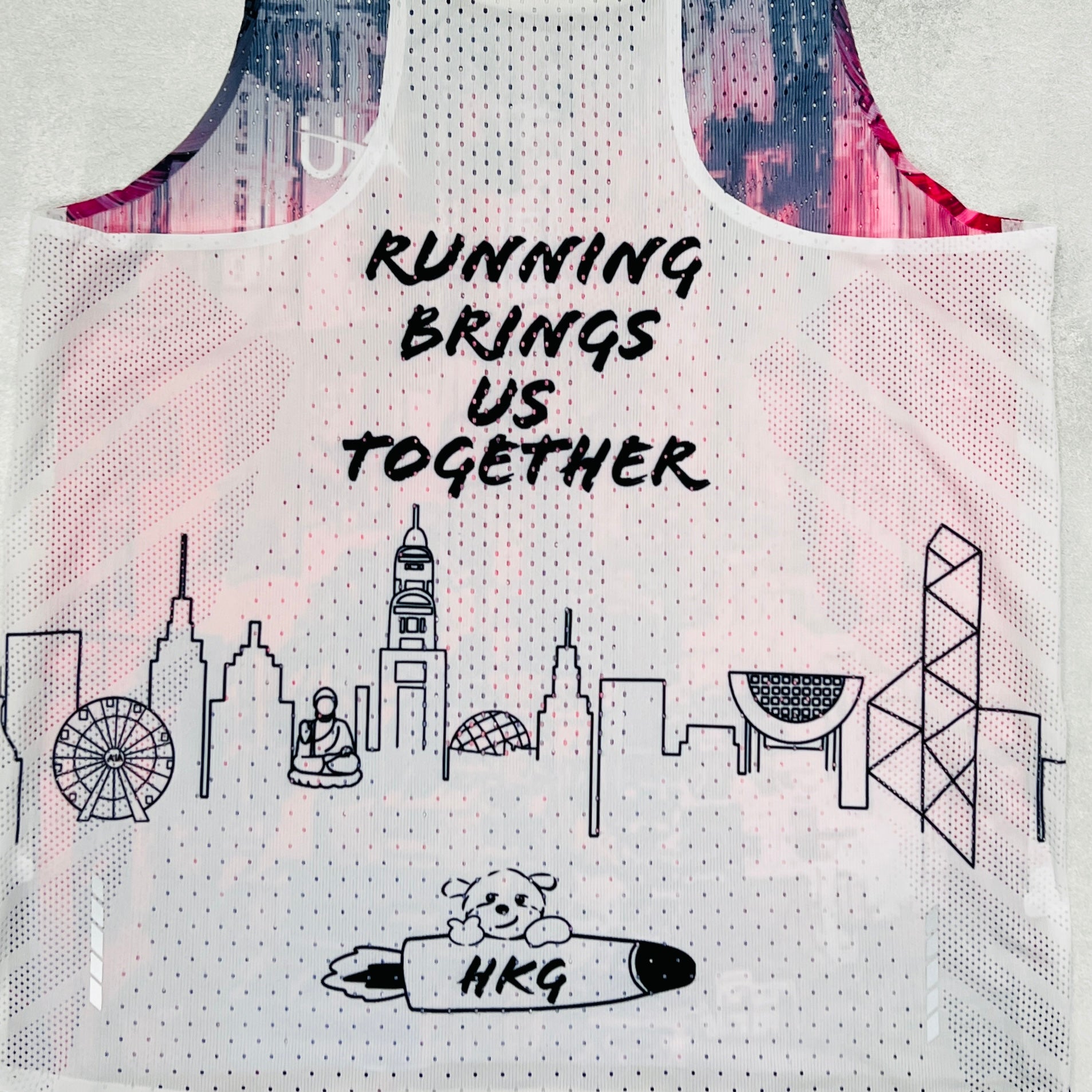 AKIV Elite Singlet Unisex | Urban Run Monster Building