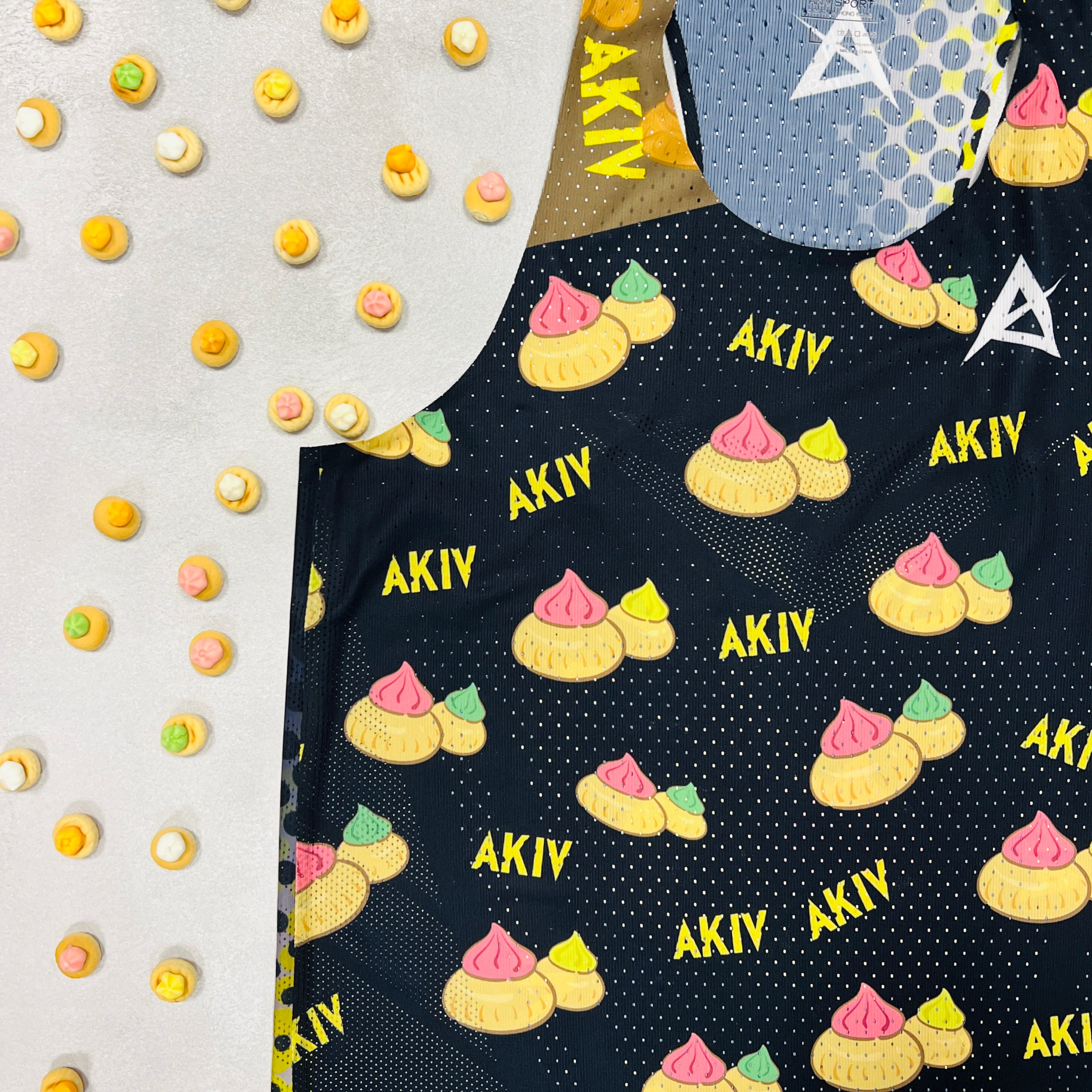 AKIV Elite Singlet Unisex | Iced Gem Biscuits