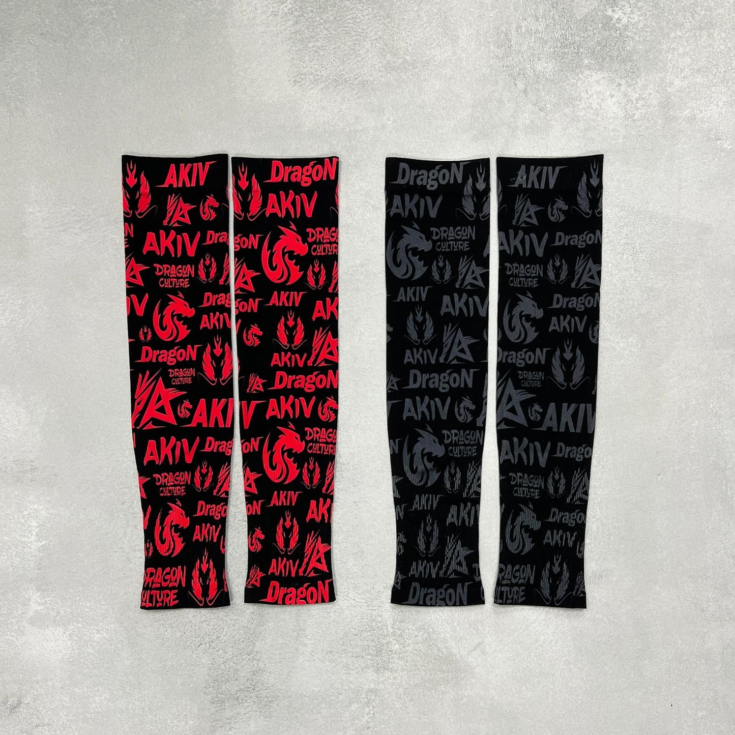 AKIV Lightweight Quick Dry Running Sleeves | Dragon Series