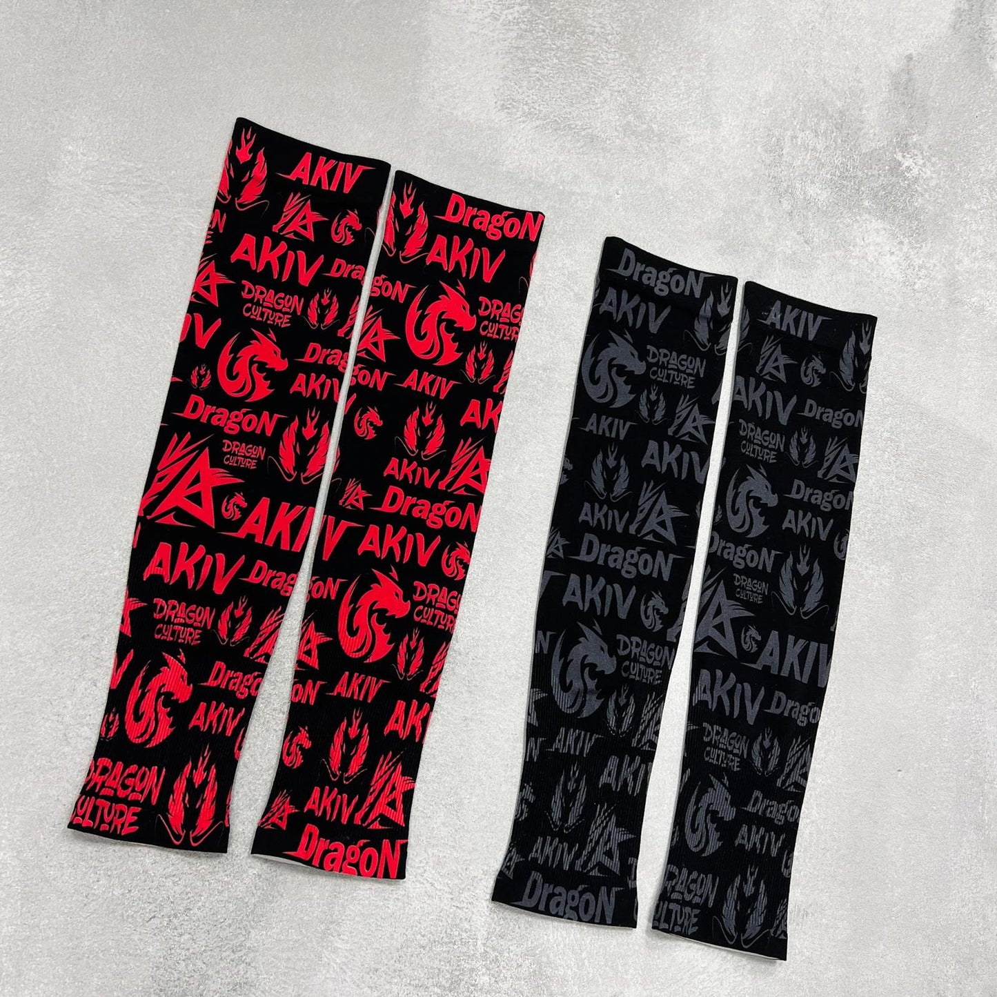 AKIV Lightweight Quick Dry Running Sleeves | Dragon Series