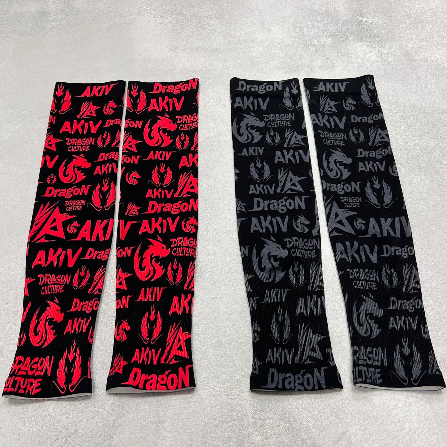 AKIV Lightweight Quick Dry Running Sleeves | Dragon Series