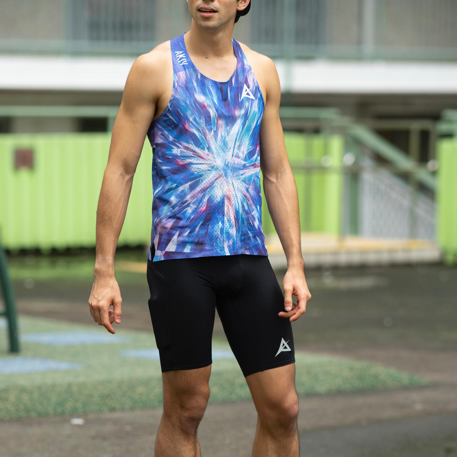 AKIV Elite Singlet Unisex | Blue Diamond