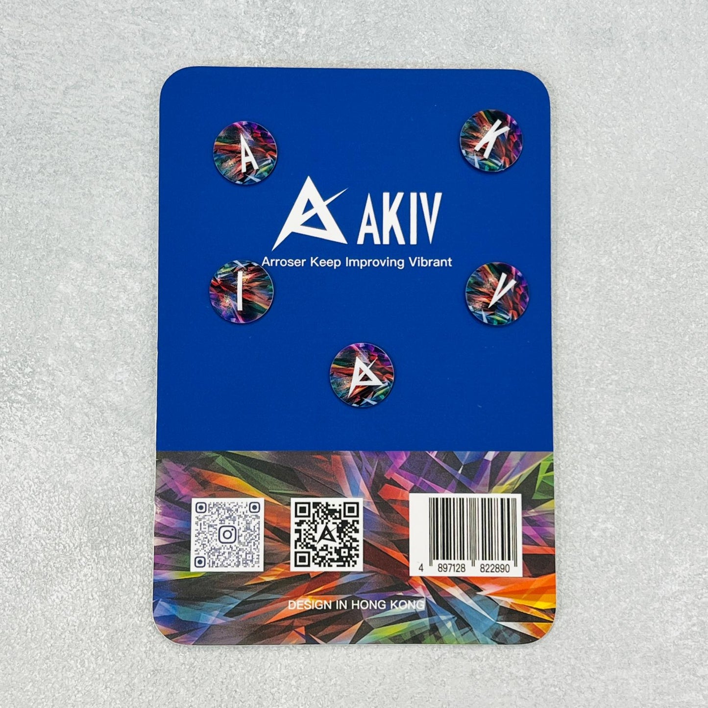 AKIV High-Strength Magnetic Runnap | Crystals Diamond | Special Edition AKIV強磁力號碼布扣 |彩鑽|特別版