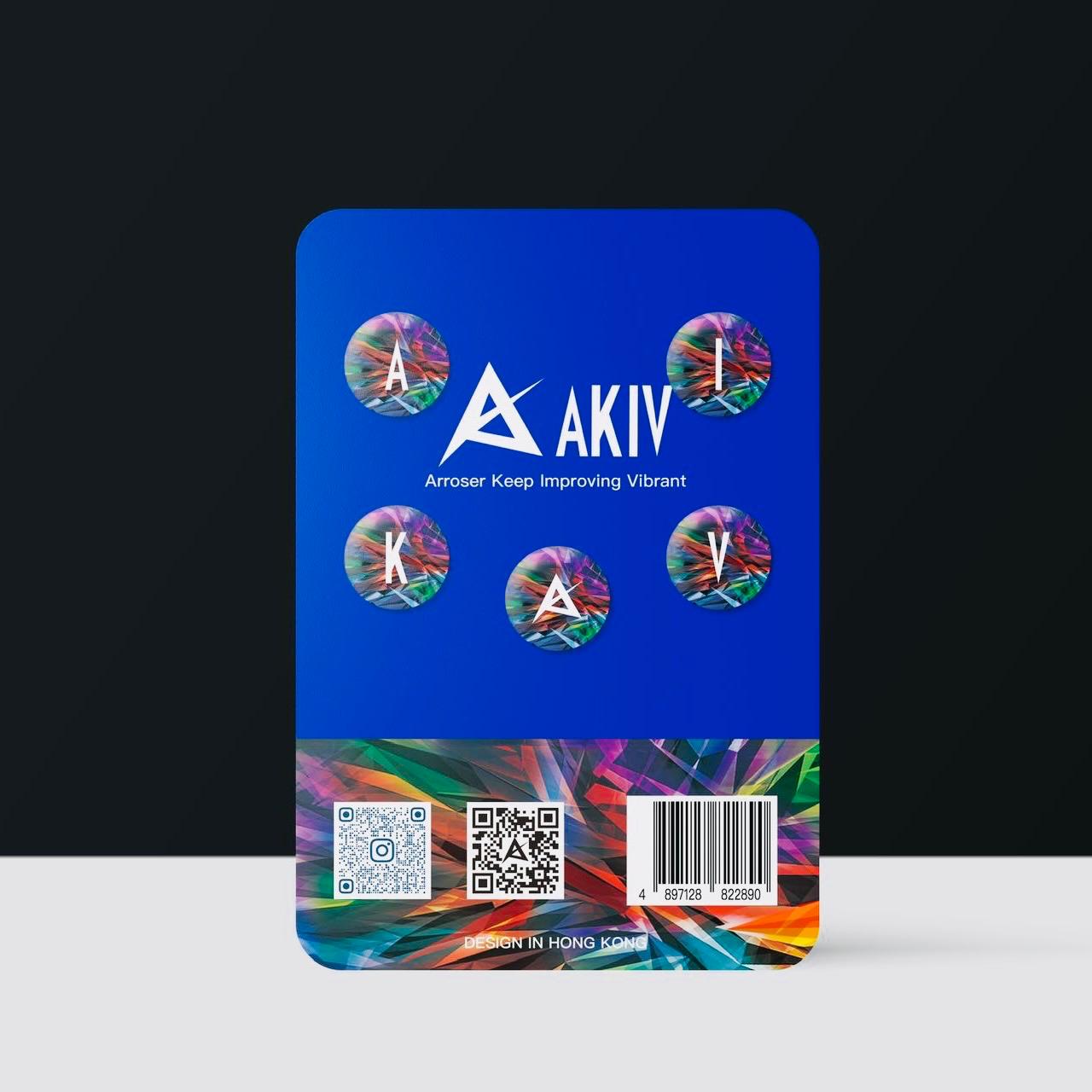 AKIV High-Strength Magnetic Runnap | Crystals Diamond | Special Edition AKIV強磁力號碼布扣 |彩鑽|特別版