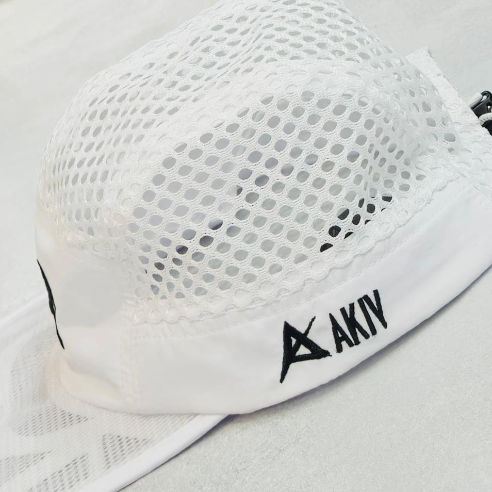 AKIV Running Pro Breathable Mesh Cap | Foldable | White
AKIV 輕盈透汗透氣網跑步帽 | 可摺疊 | 白色
