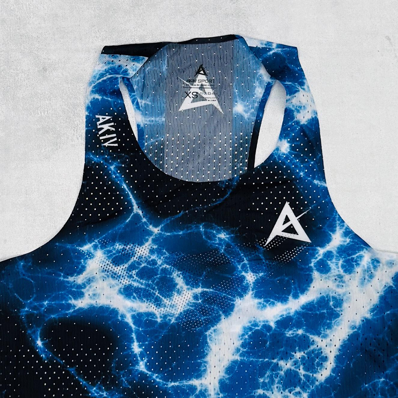 AKIV Elite Singlet Unisex | Lightning Blue
AKIV 精英比賽背心男女款 | 藍閃電