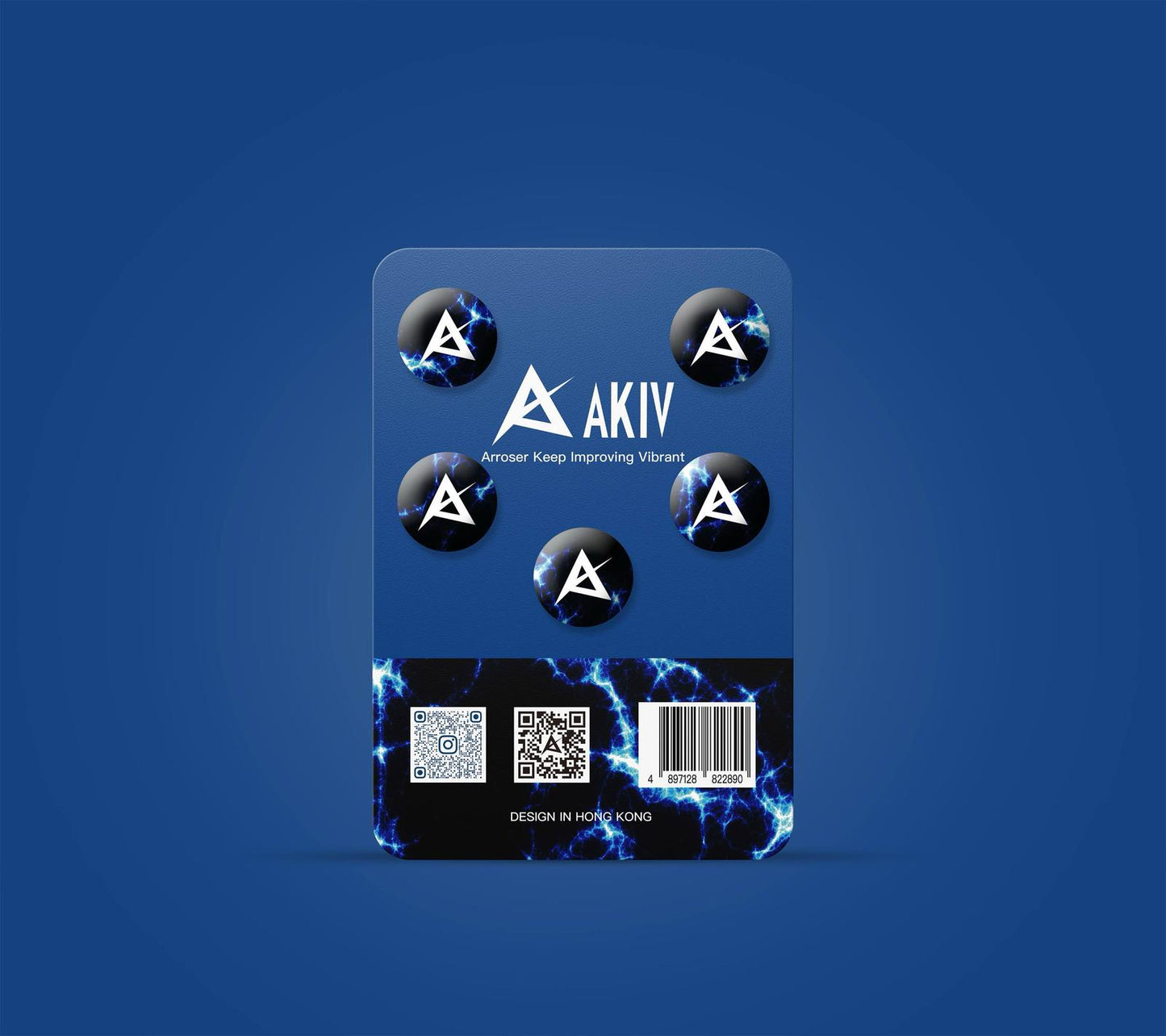 AKIV Runnap | Lightning Blue
AKIV號碼布扣 | 藍閃電