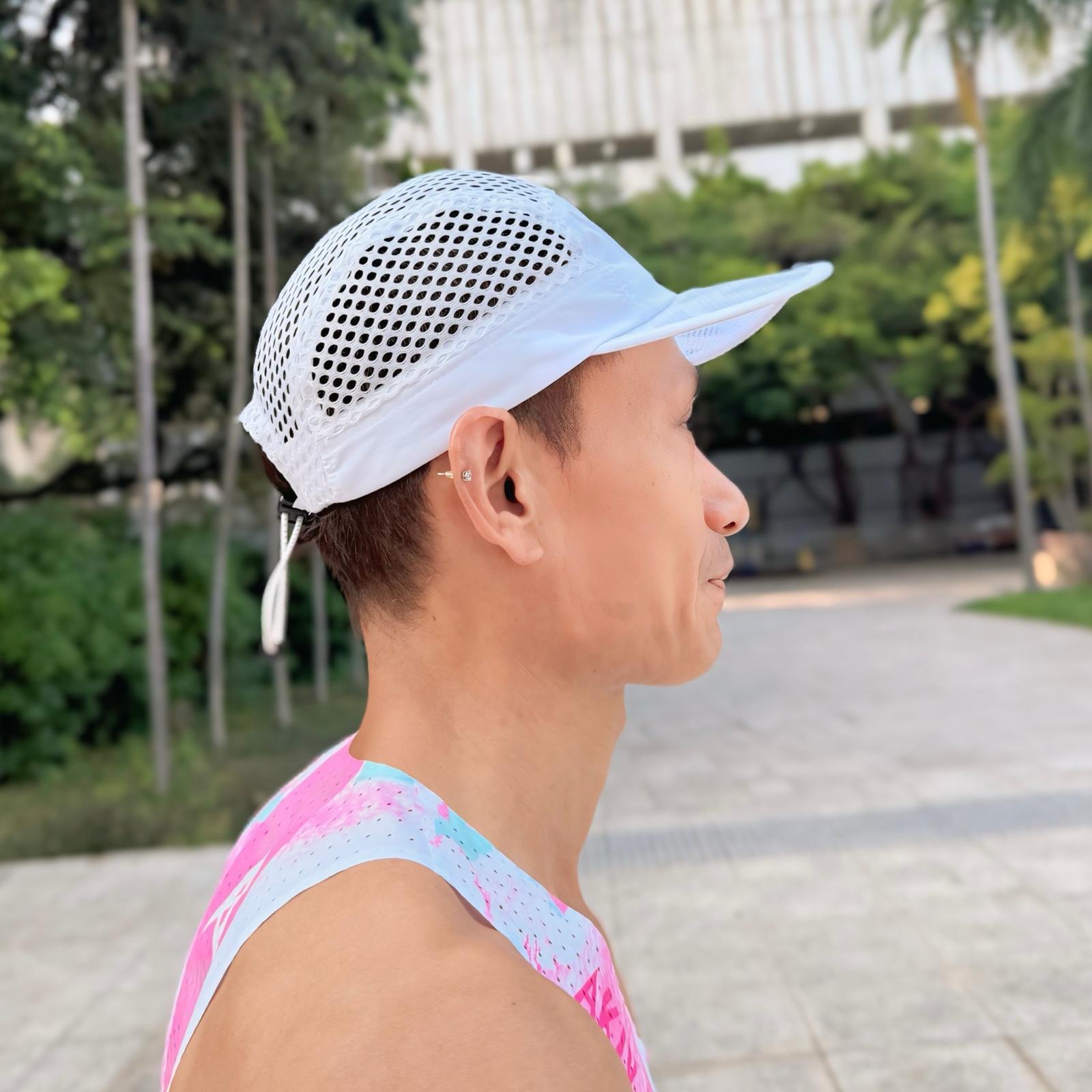 AKIV Running Pro Breathable Mesh Cap | Foldable | White
AKIV 輕盈透汗透氣網跑步帽 | 可摺疊 | 白色