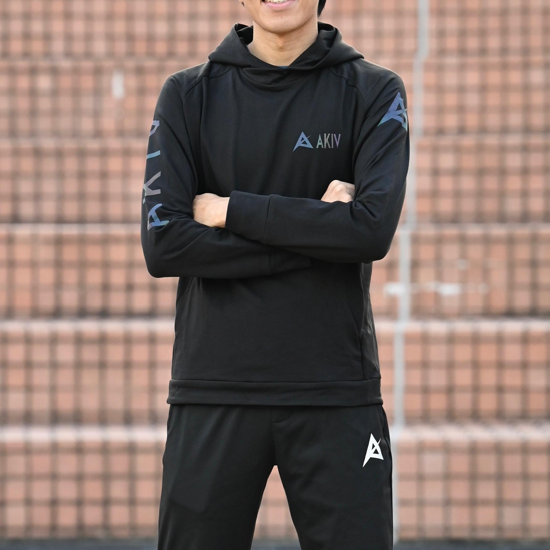 AKIV ProDry Thin Thermal Runner’s Hoodies with Finger Loops Unisex | Black
AKIV 精英速乾保暖拇指環連帽訓練上衣男女款 | 黑色