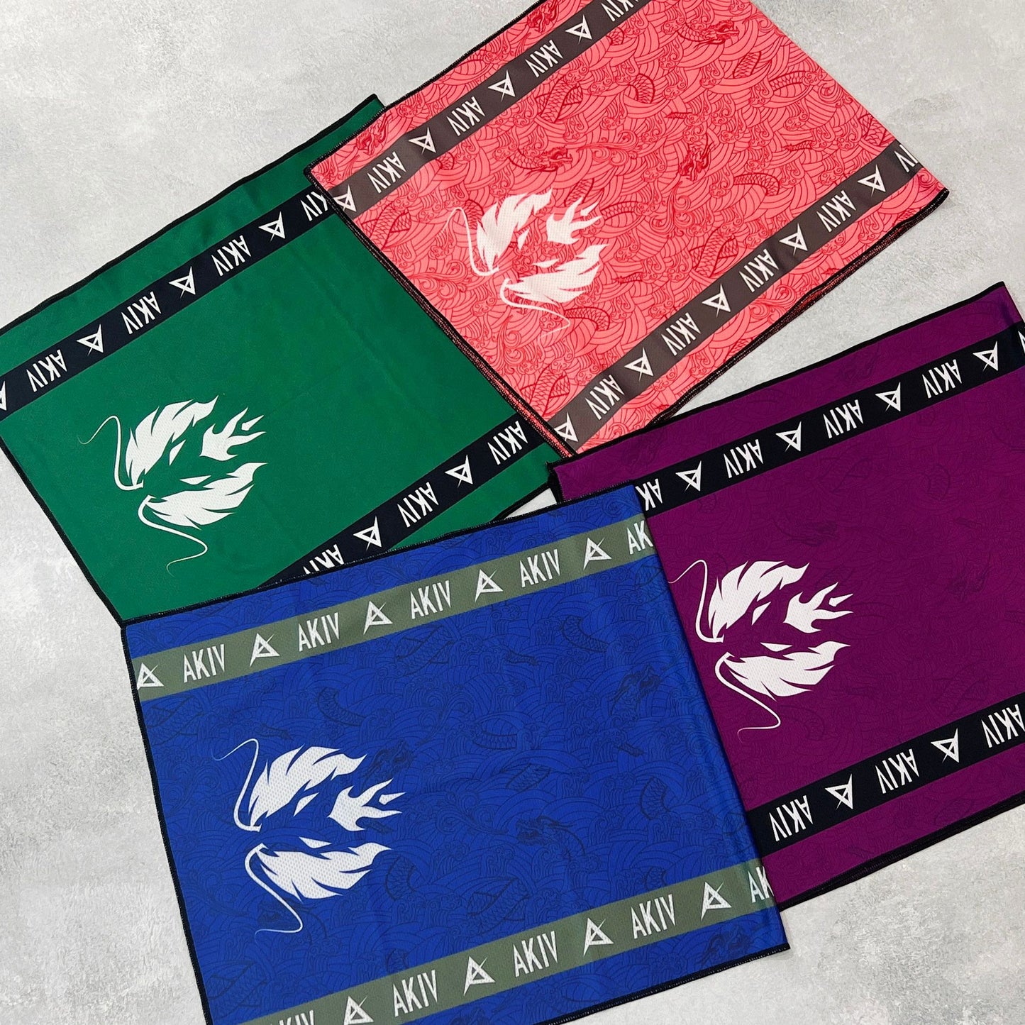 AKIV Dragon Series Ice Cooling Sports Towel AKIV 龍系列冰感運動毛巾