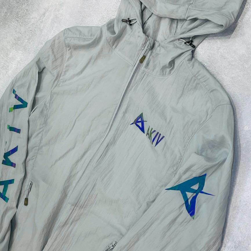 AKIV Running Breathable Waterproof Packable Jacket Unisex | Grey AKIV跑步透氣防水收納式風褸男女款 | 灰色