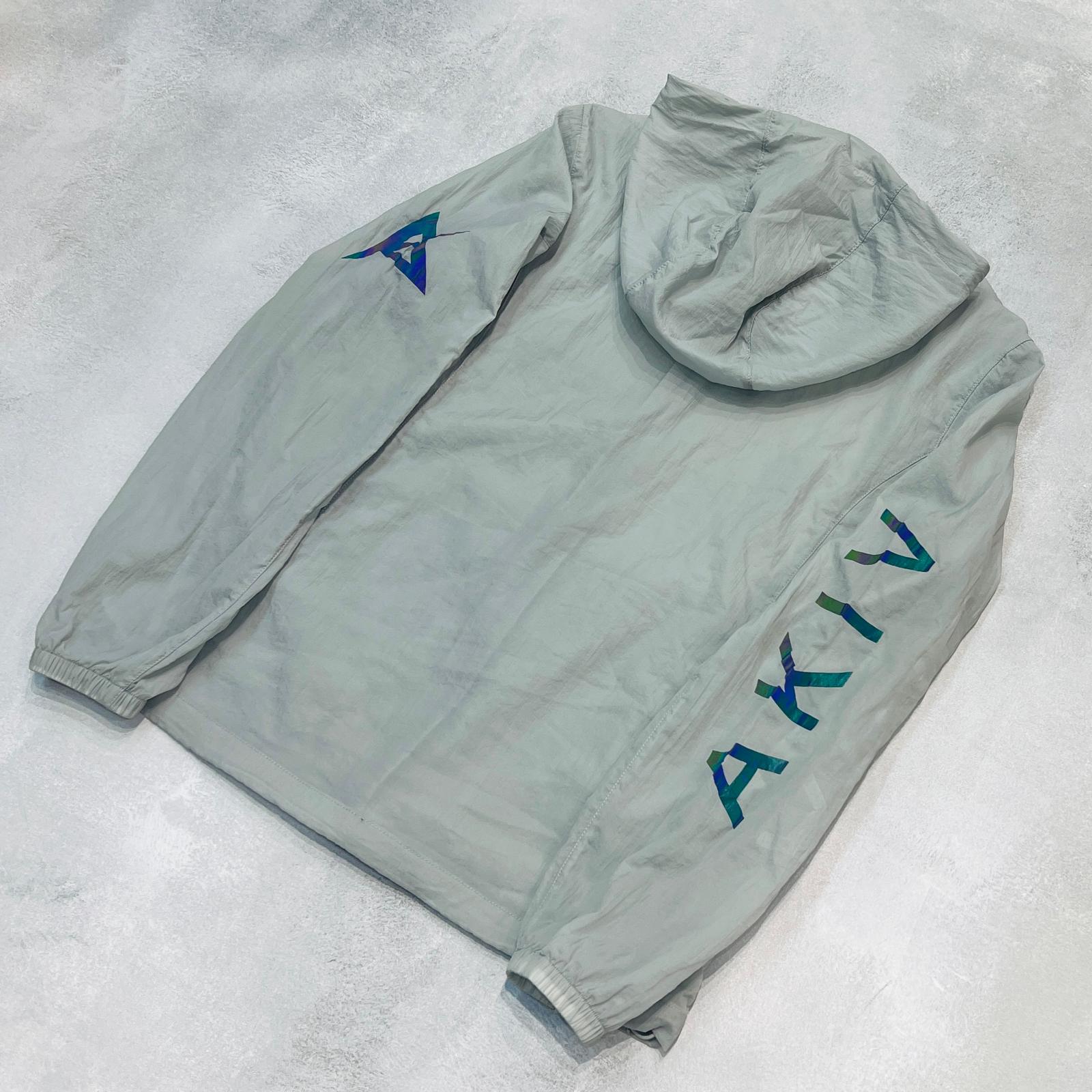 AKIV Running Breathable Waterproof Packable Jacket Unisex | Grey AKIV跑步透氣防水收納式風褸男女款 | 灰色