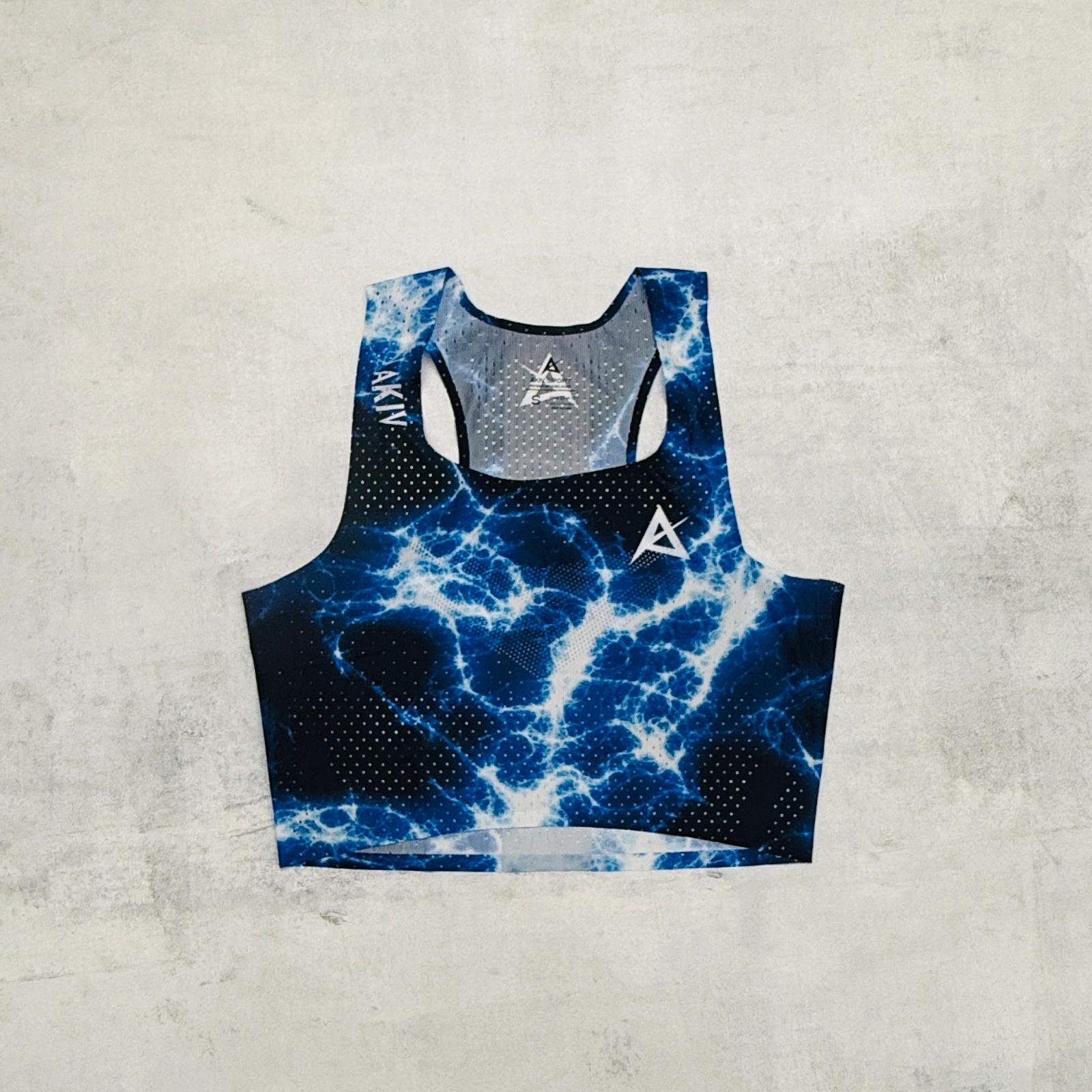AKIV Elite Top Women | Lightning Blue
AKIV 精英比賽短版背心女裝 | 藍閃電