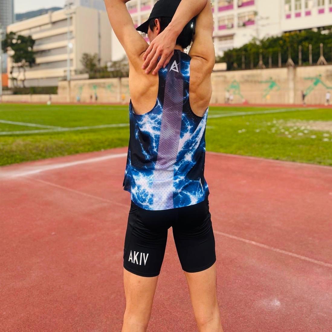 AKIV Elite Singlet Unisex | Lightning Blue
AKIV 精英比賽背心男女款 | 藍閃電