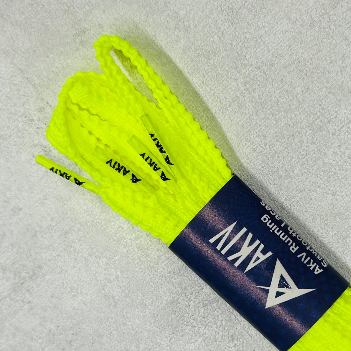 AKIV Running Sawtooth Laces | Fluorescent Yellow
AKIV 跑步鋸齒鞋帶 | 螢光黃色