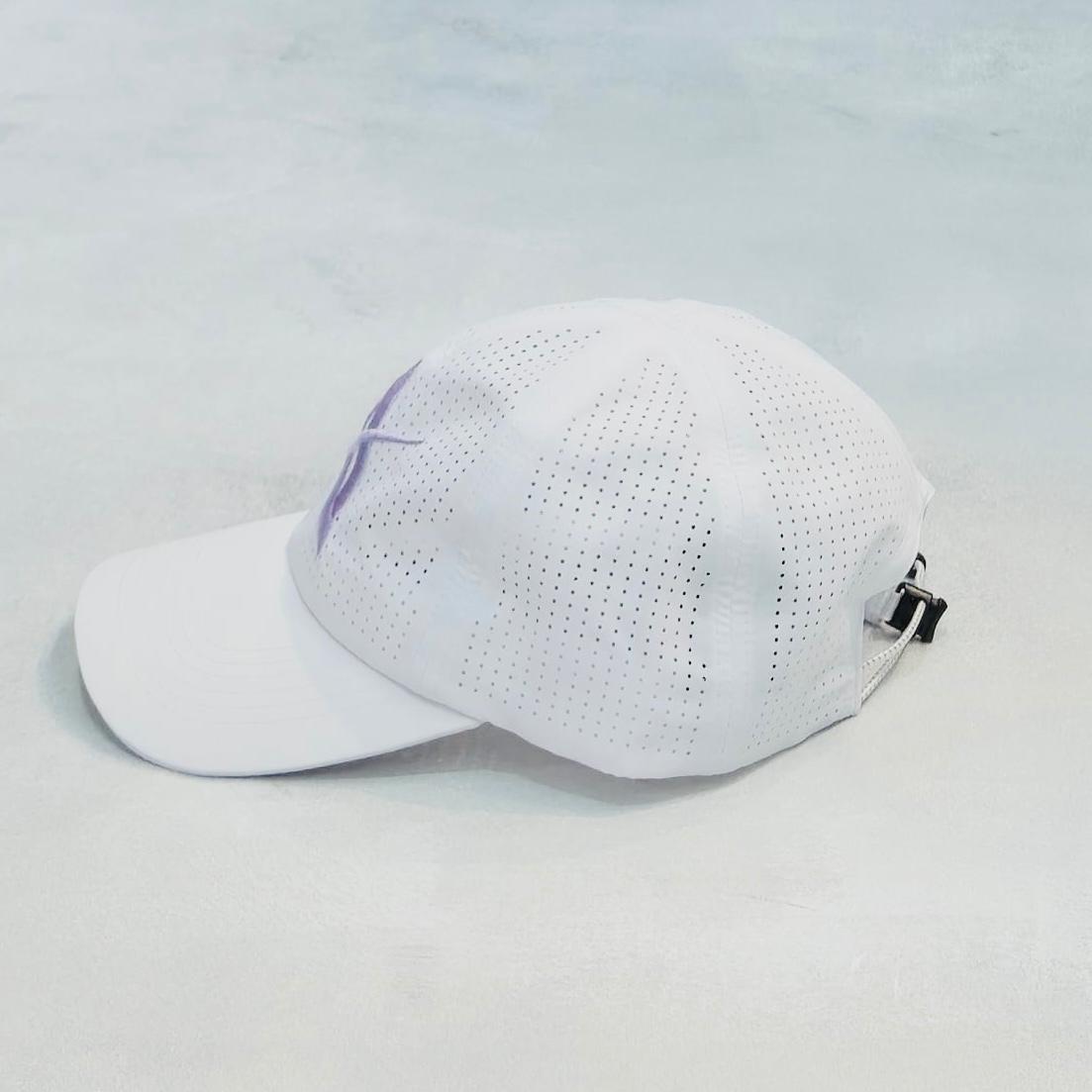 AKIV Running Pro White Cap | Embroidery Light Purple A Edition
AKIV 輕盈透汗白色運動帽 | 刺繡淺紫色A版