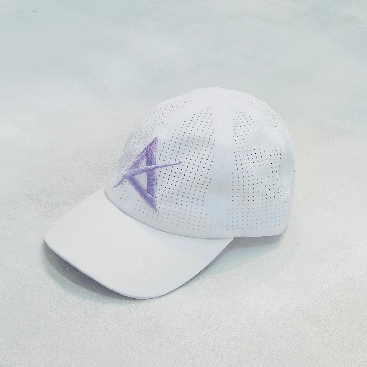 AKIV Running Pro White Cap | Embroidery Light Purple A Edition
AKIV 輕盈透汗白色運動帽 | 刺繡淺紫色A版