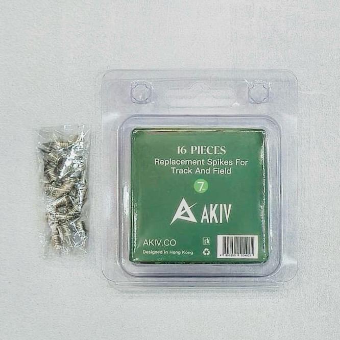 AKIV Replacement Spikes For Track And Field | 16 Pieces
AKIV 田徑釘鞋通用螺紋替換釘 | 16粒