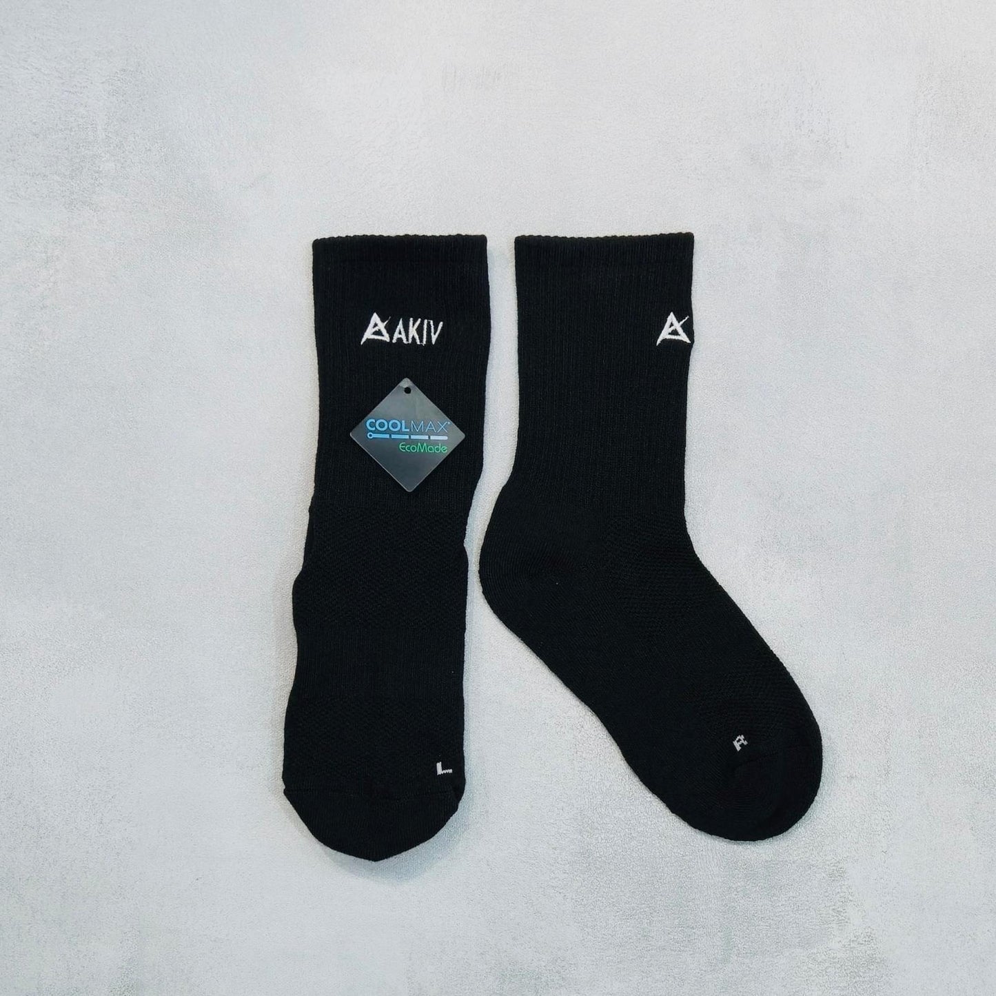 AKIV High-Cut Coolmax Running Socks Unisex | Free Size | Black
AKIV 高筒Coolmax跑步襪男女款 | 均碼 | 黑色