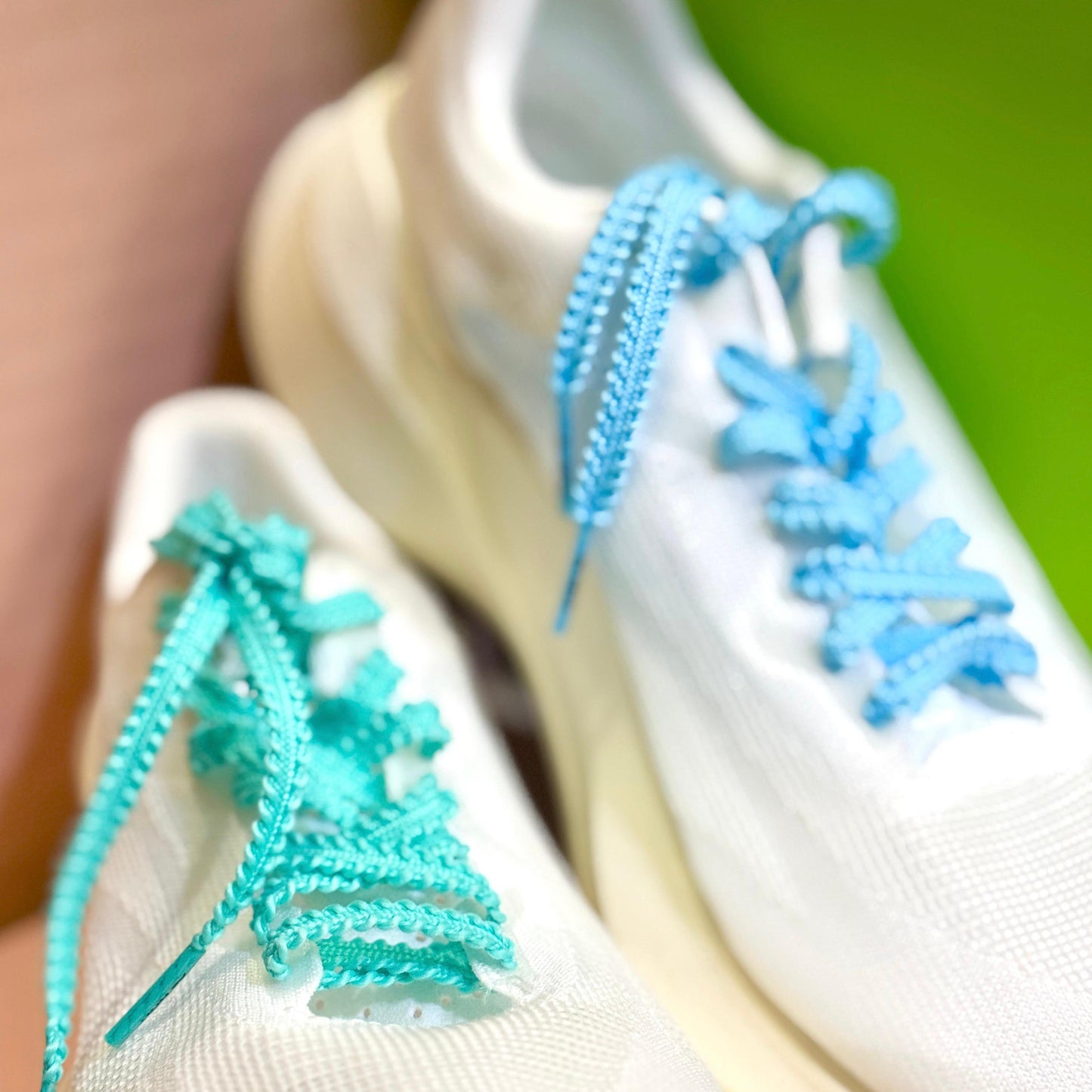 AKIV Running Sawtooth Laces | Aqua Spring
AKIV 跑步鋸齒鞋帶 | 新湖水綠