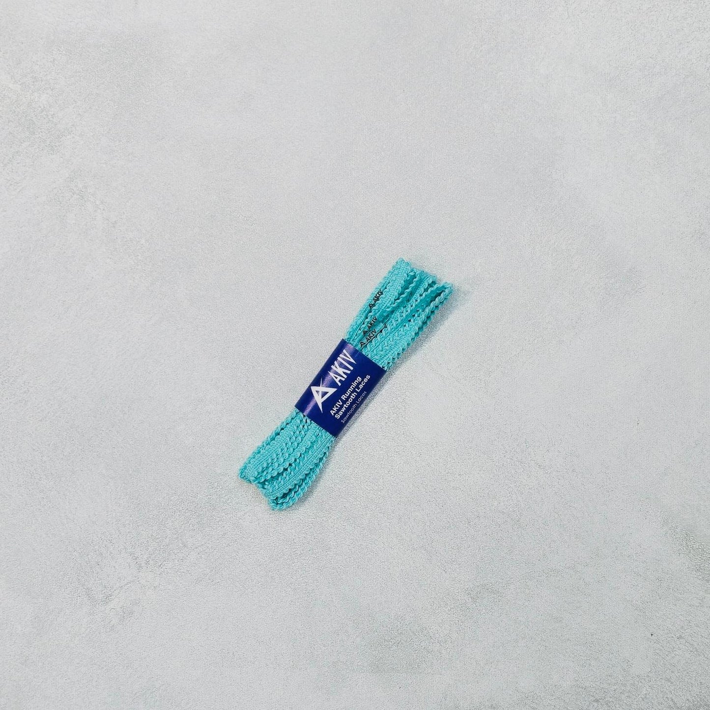 AKIV Running Sawtooth Laces | Aqua Spring
AKIV 跑步鋸齒鞋帶 | 新湖水綠