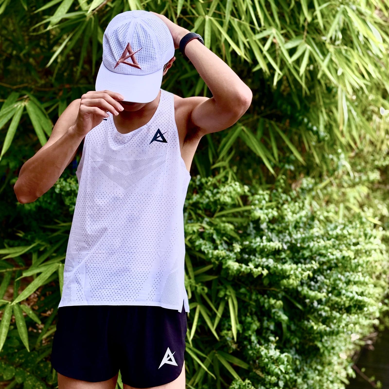 AKIV Elite White Singlet Unisex | Black A
AKIV 精英白色比賽背心男女款 | 黑色A版