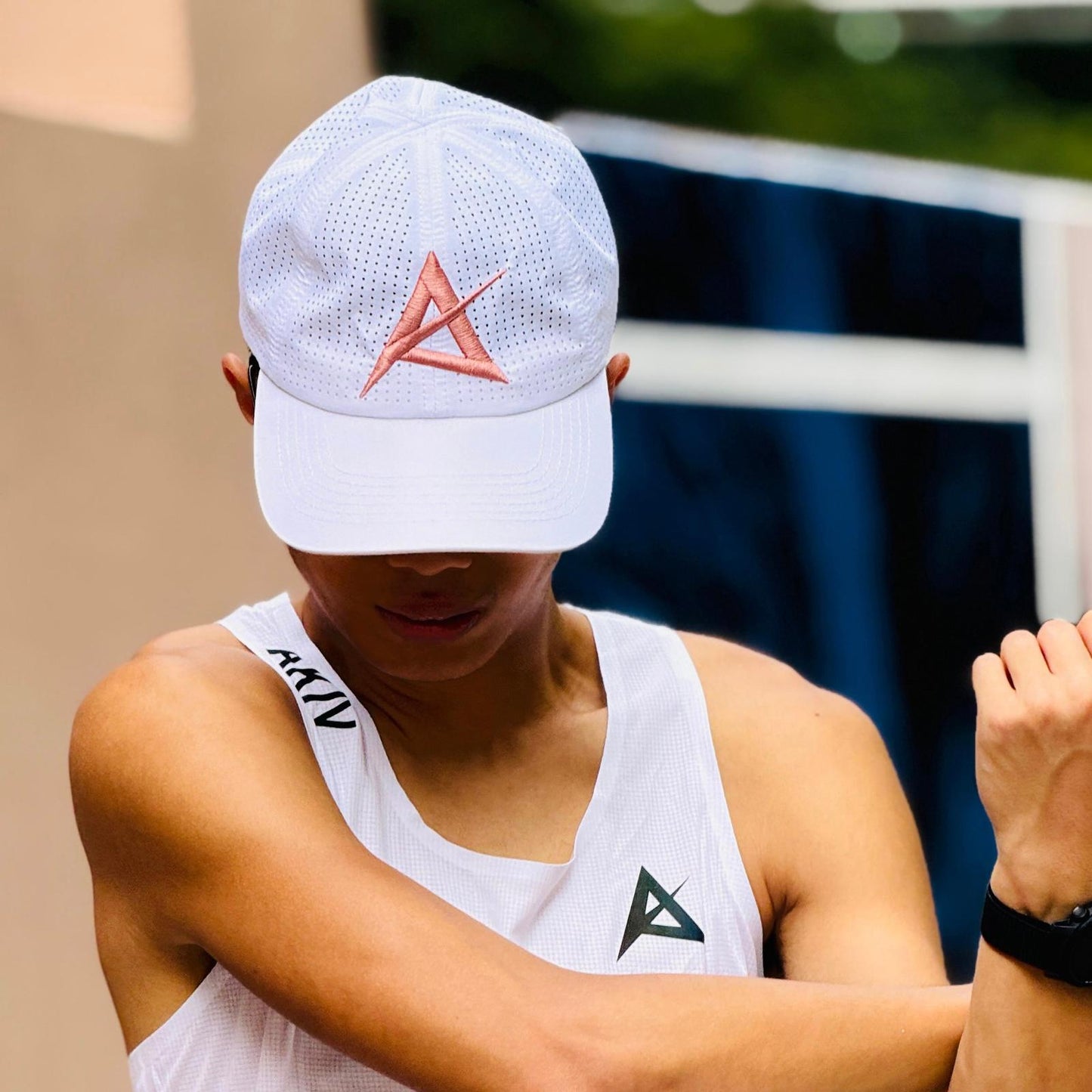 AKIV Running Pro White Cap | Embroidery Rose Gold A Edition
AKIV 輕盈透汗白色運動帽 | 刺繡玫瑰金A版