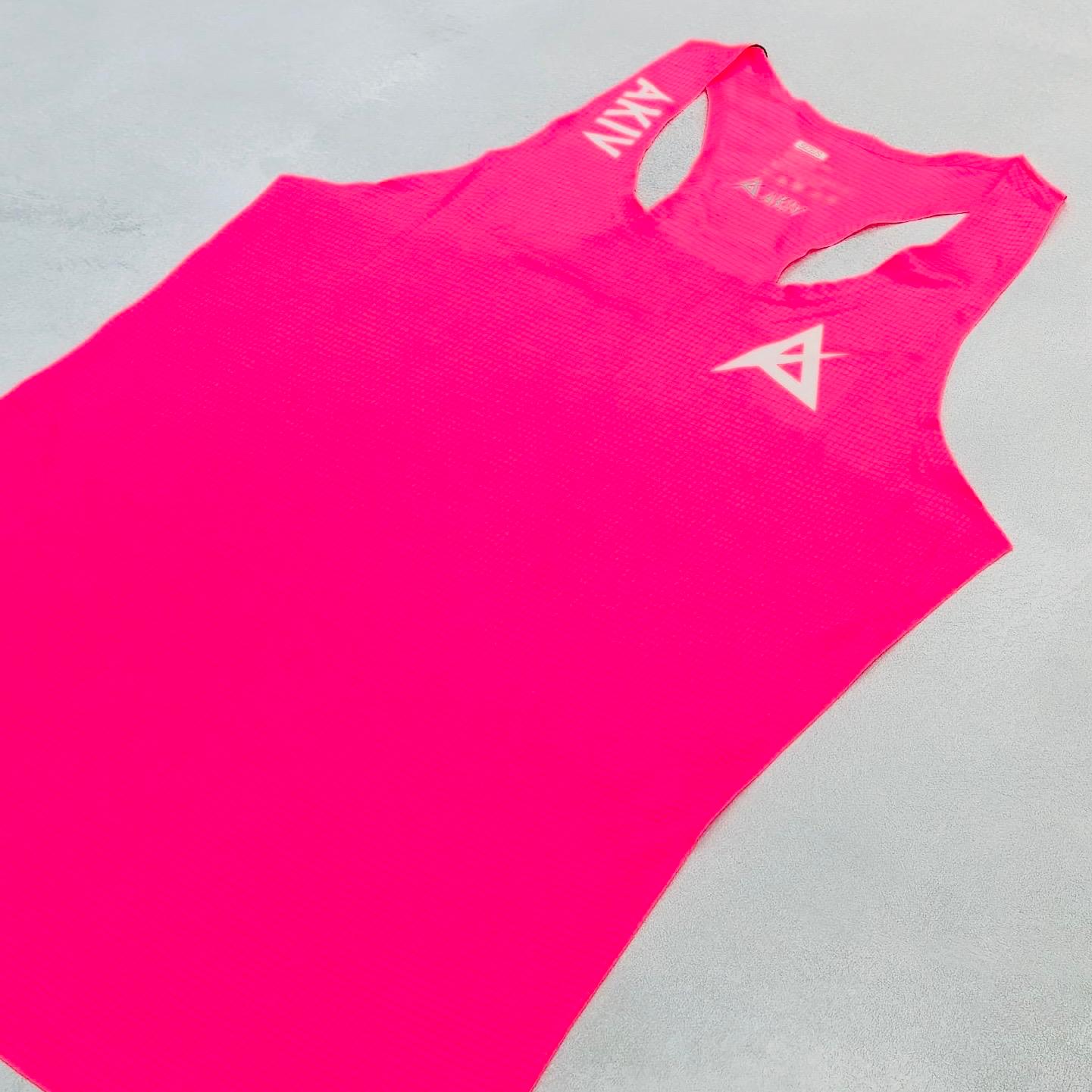 AKIV Racing Singlet Junior Kids | Fluorescent Pink
AKIV 比賽背心中童 | 螢光粉