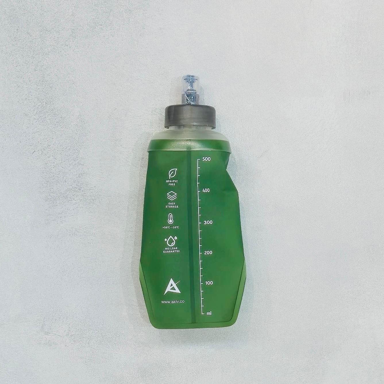 AKIV Wide Opening Soft Water Flask 500ml | Foldable | Earth Green
AKIV 闊口徑軟水樽 500ml | 扁身版 | 大地綠色