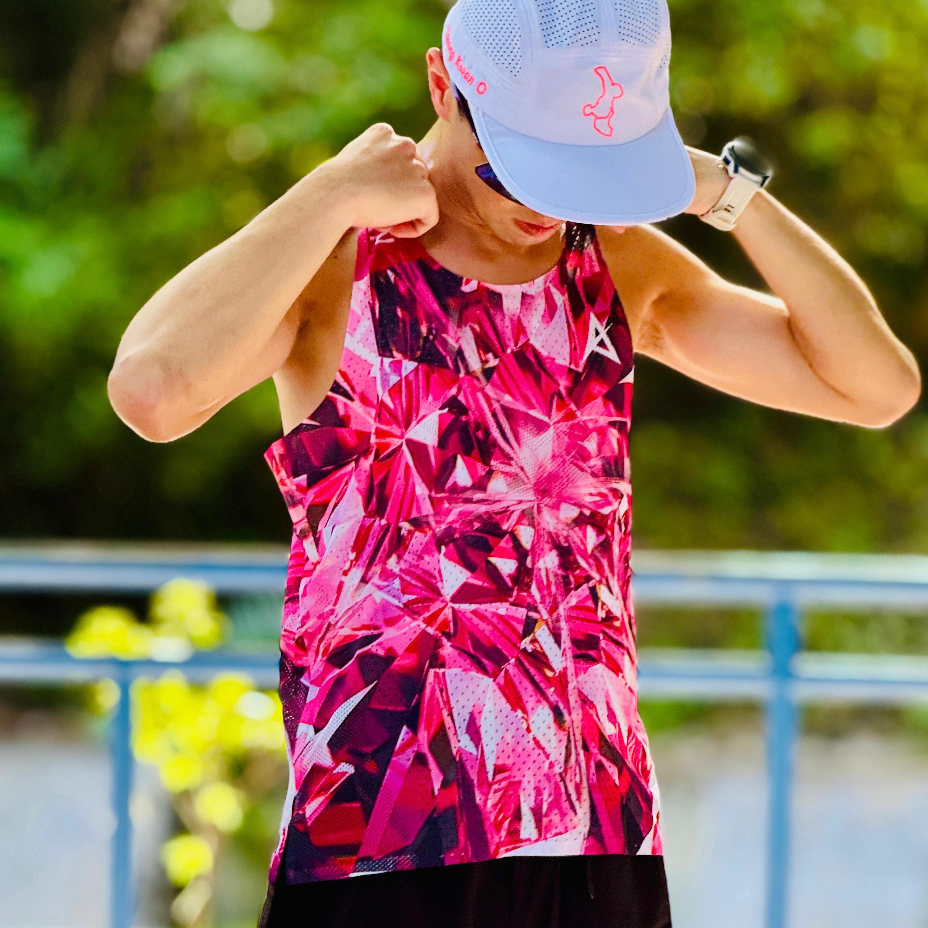 AKIV Elite Singlet Unisex | Pink Diamond
AKIV 精英比賽背心男女款 | 粉鑽