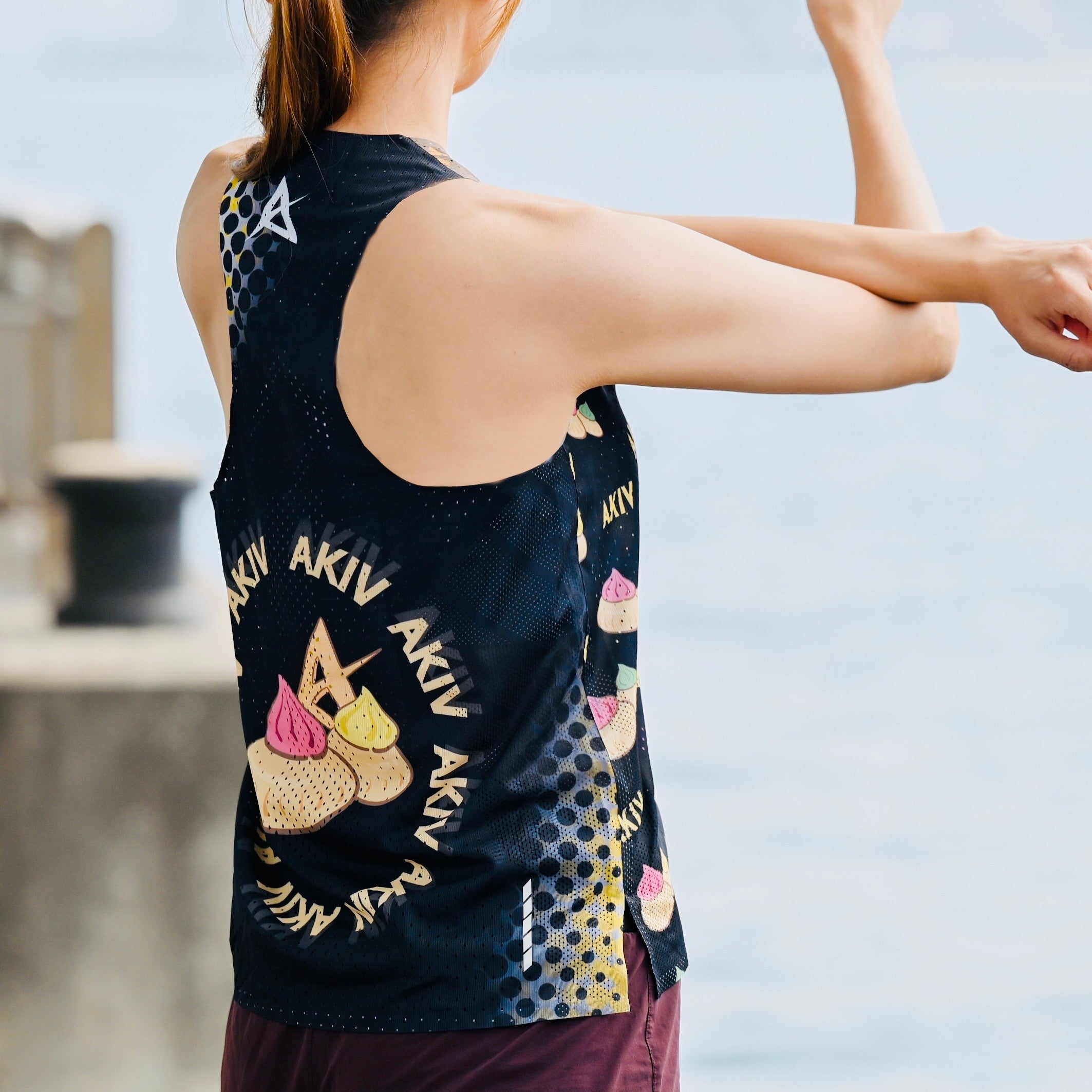 AKIV Elite Singlet Unisex | Iced Gem Biscuits