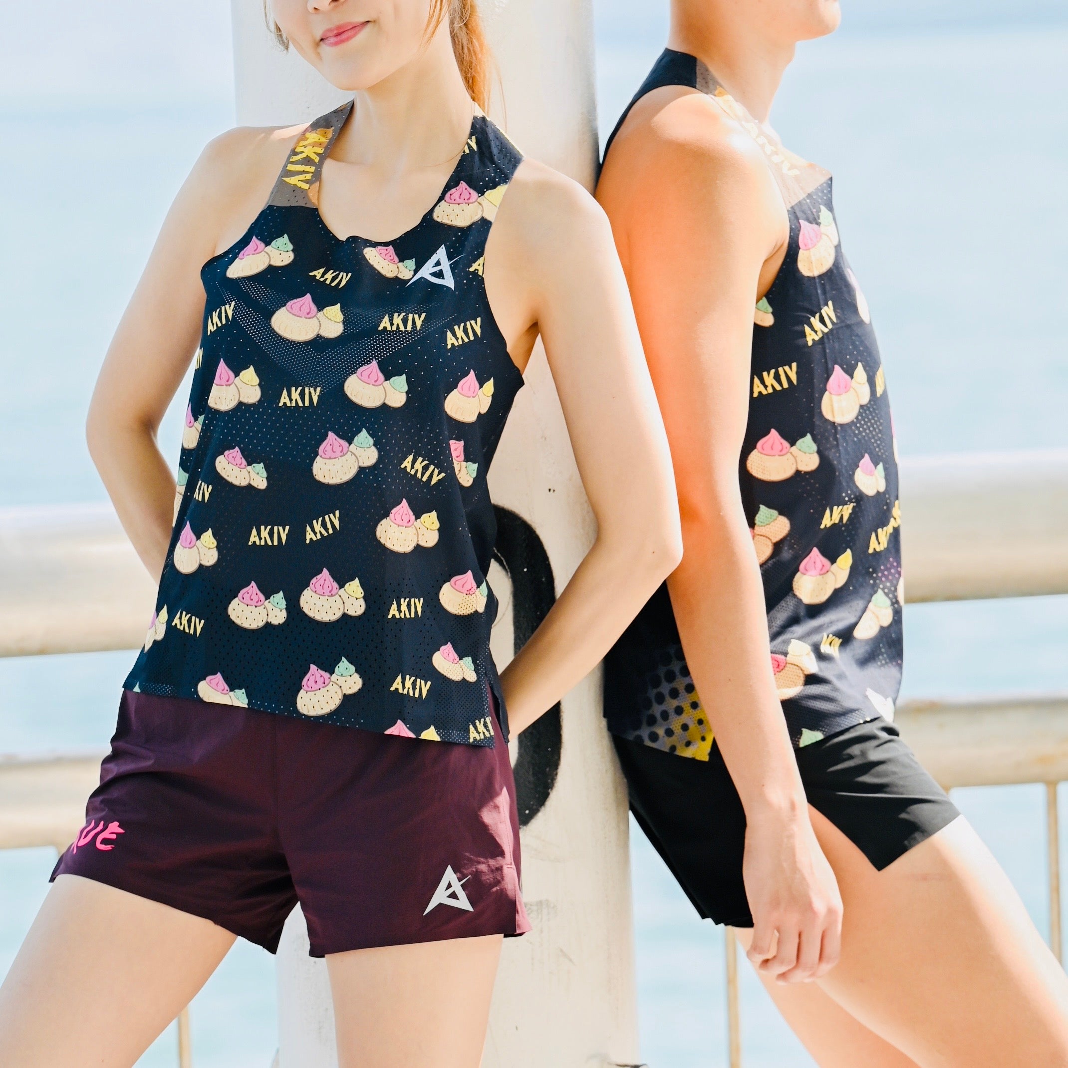 AKIV Elite Singlet Unisex | Iced Gem Biscuits