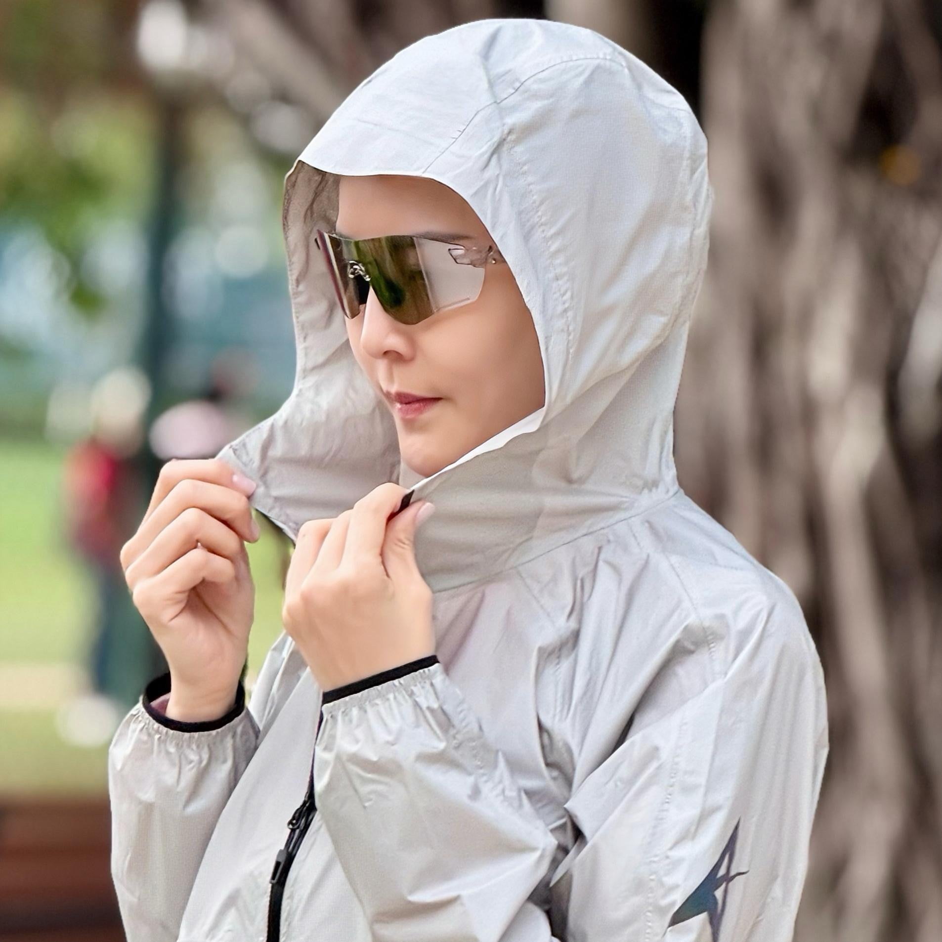 AKIV 雲跡 20K 機能收納式風褸男女款 | 霧灰