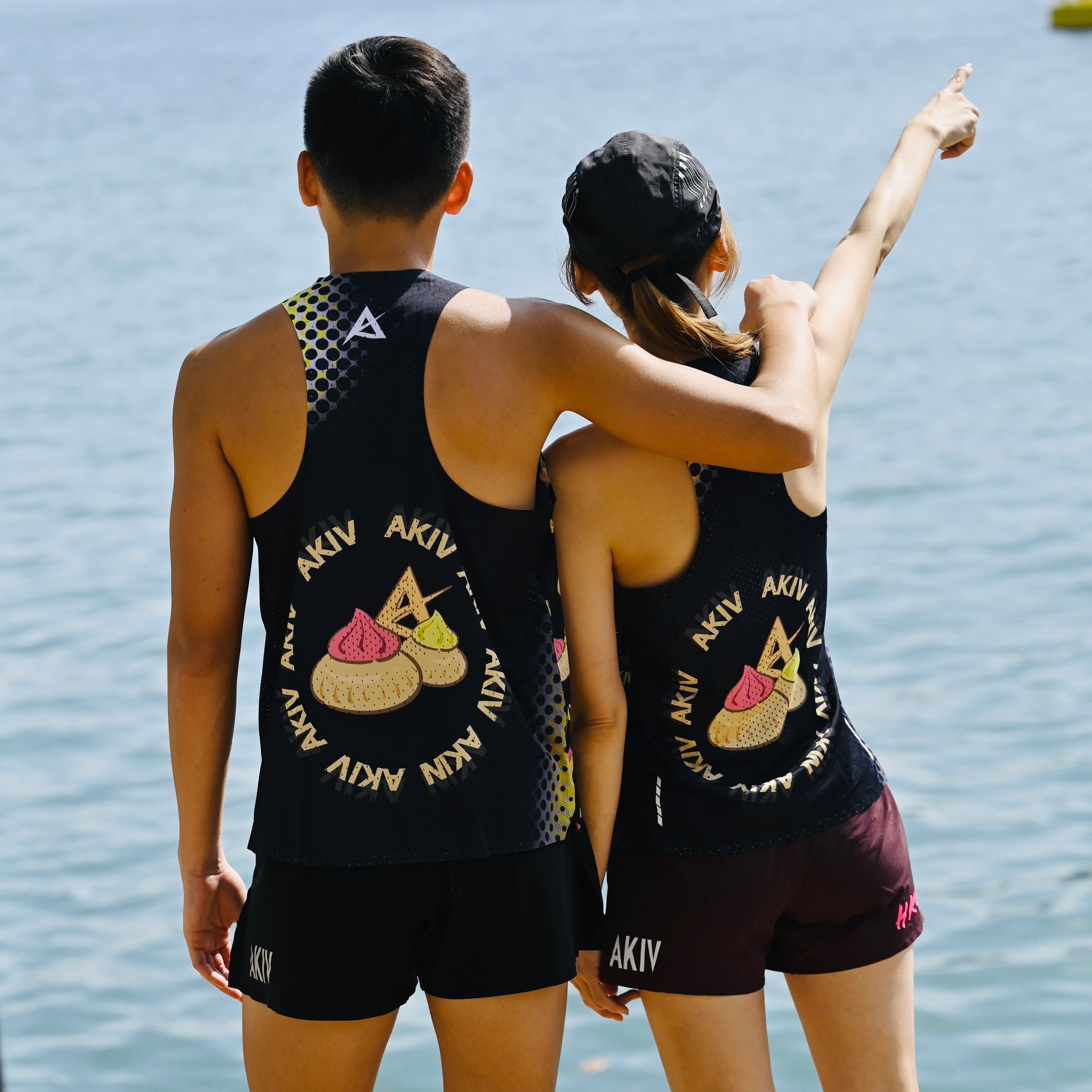 AKIV Elite Singlet Unisex | Iced Gem Biscuits